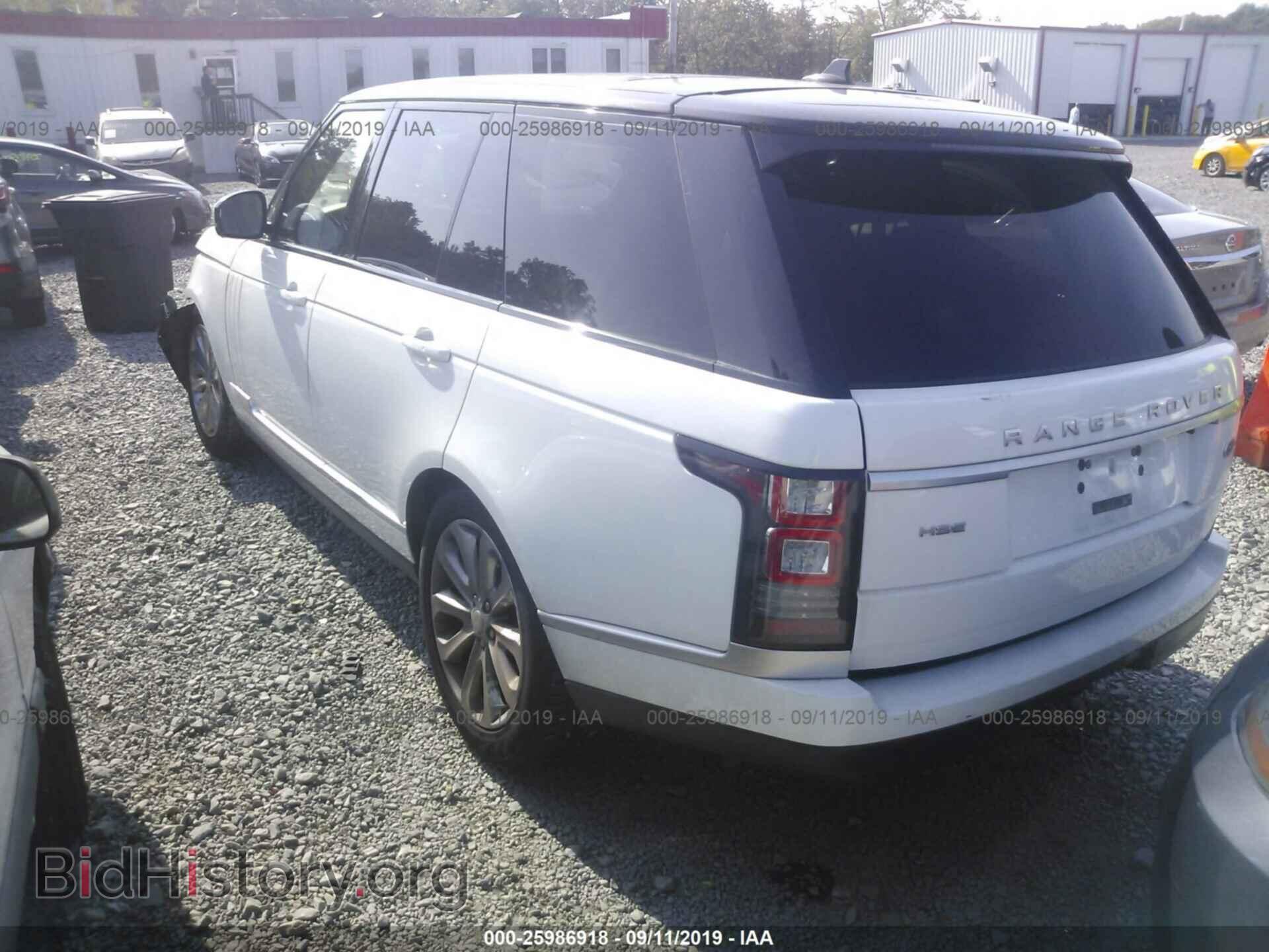 2016 LAND ROVER RANGE ROVER - VIN: SALGS2PF3GA285904 - Фото 3