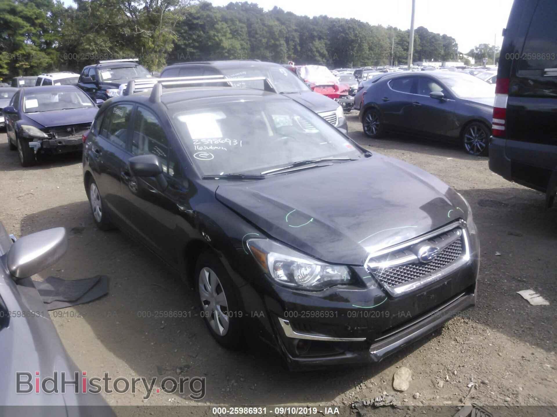 Photo JF1GPAA61G8230540 - SUBARU IMPREZA 2016