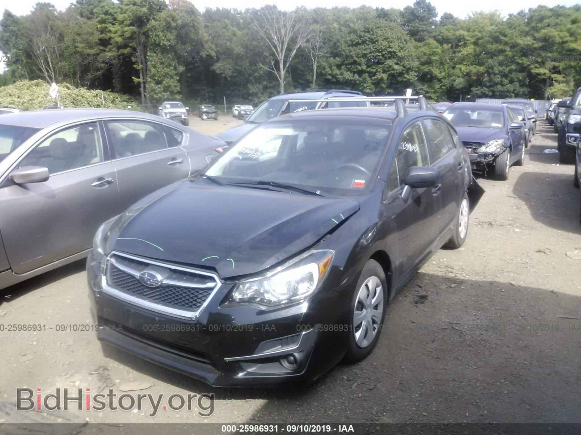 2016 SUBARU IMPREZA - VIN: JF1GPAA61G8230540 - Фото 2