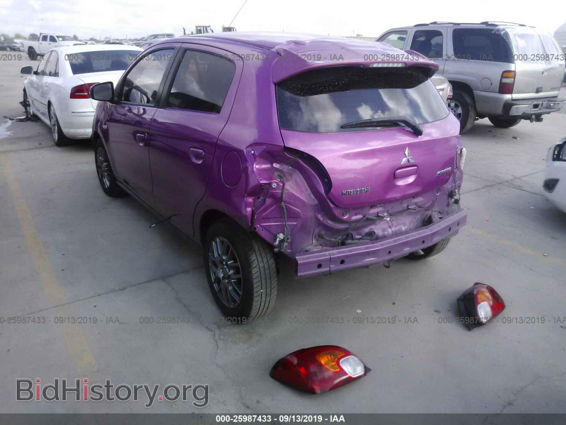 2014 MITSUBISHI MIRAGE - VIN: ML32A3HJ9EH019114 - Фото 3
