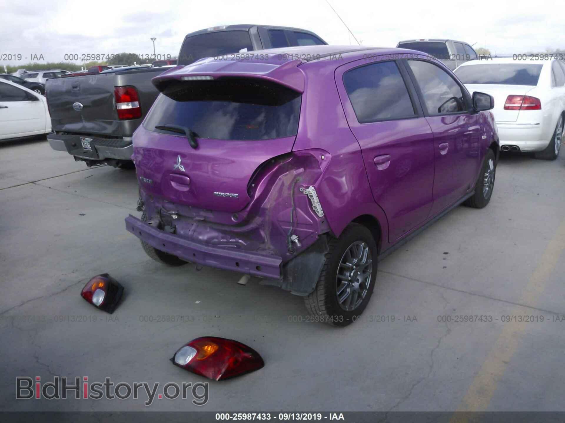2014 MITSUBISHI MIRAGE - VIN: ML32A3HJ9EH019114 - Фото 4