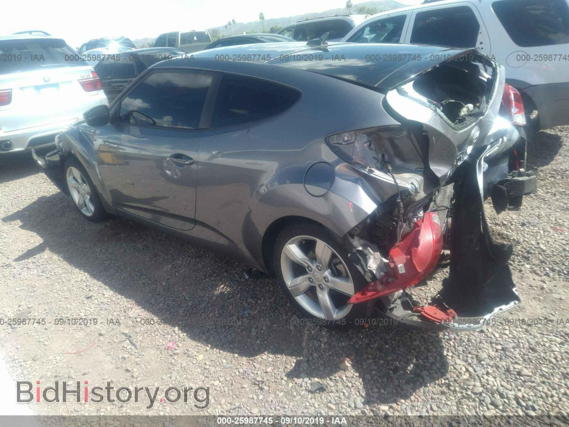 2014 HYUNDAI VELOSTER - VIN: KMHTC6AD4EU208810 - Фото 3