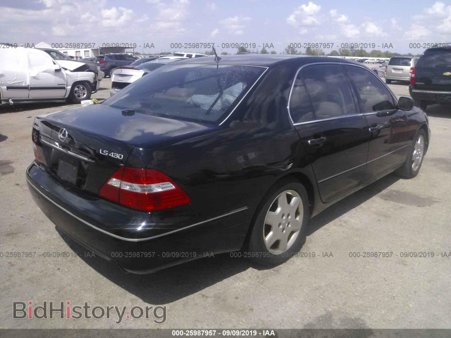 2004 LEXUS LS - VIN: JTHBN36F840140745 - Фото 4