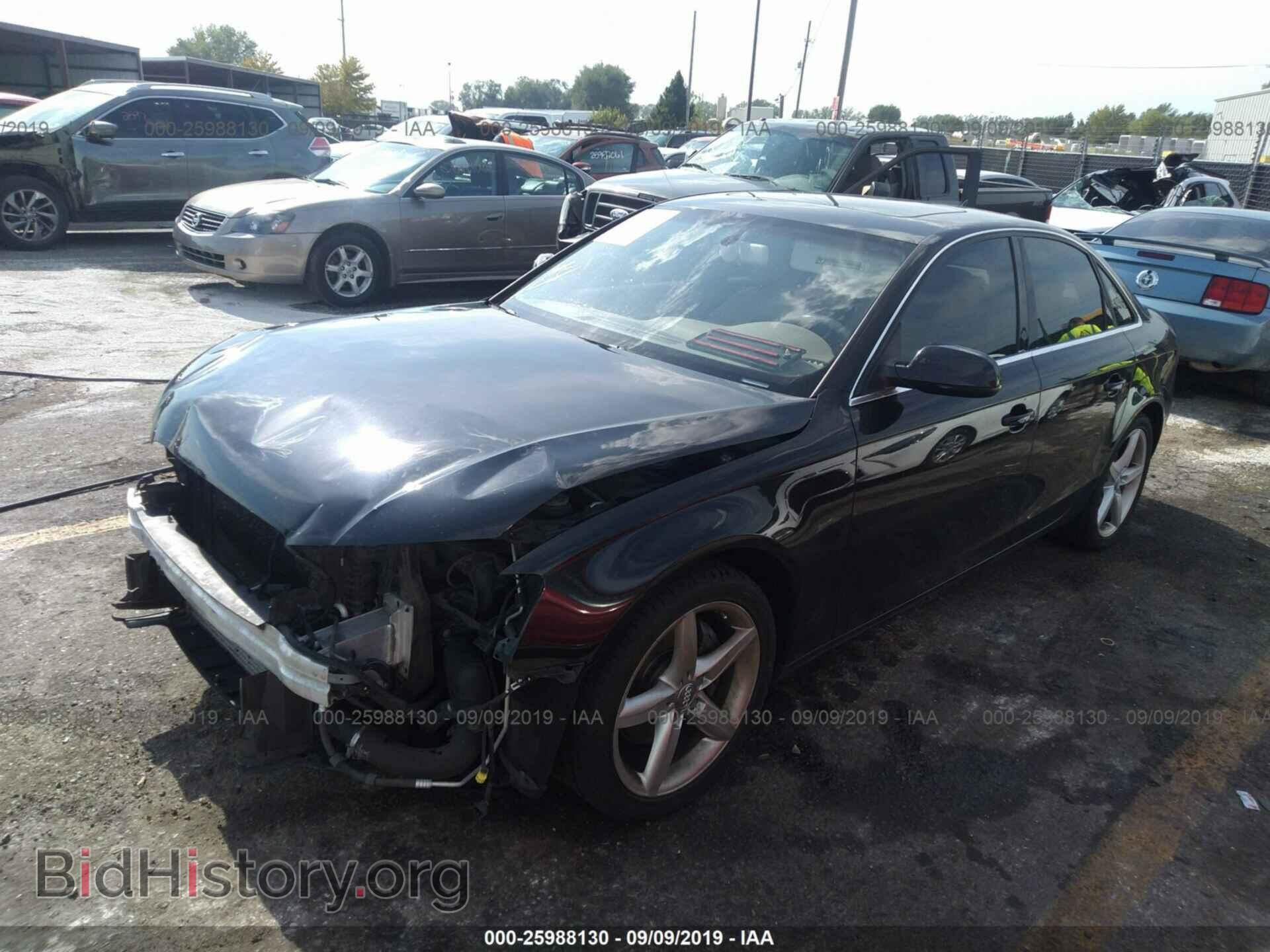 2012 AUDI A4 - VIN: WAUBFAFLXCA117823 - Фото 2