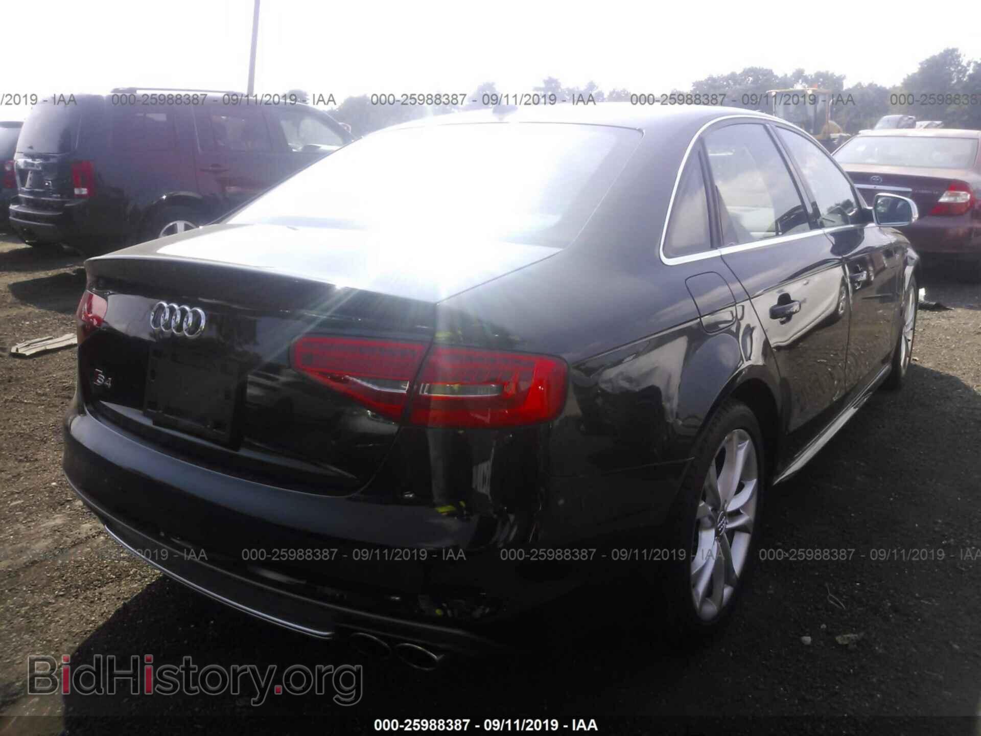 2014 AUDI S4 - VIN: WAUDGAFL9EA073127 - Фото 4