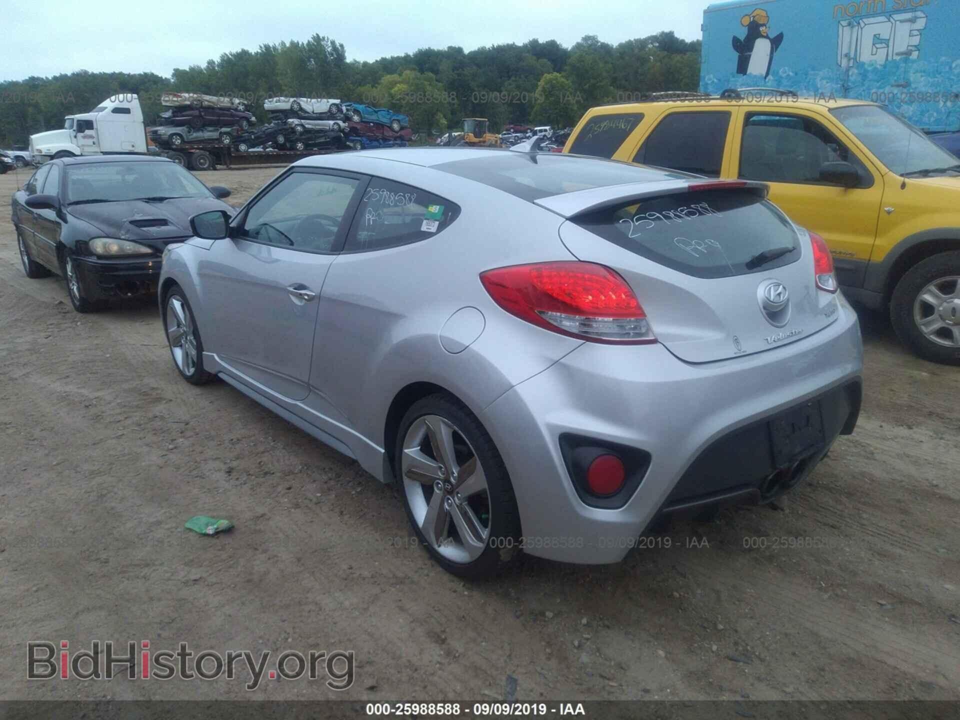 2013 HYUNDAI VELOSTER - VIN: KMHTC6AE0DU123700 - Фото 3