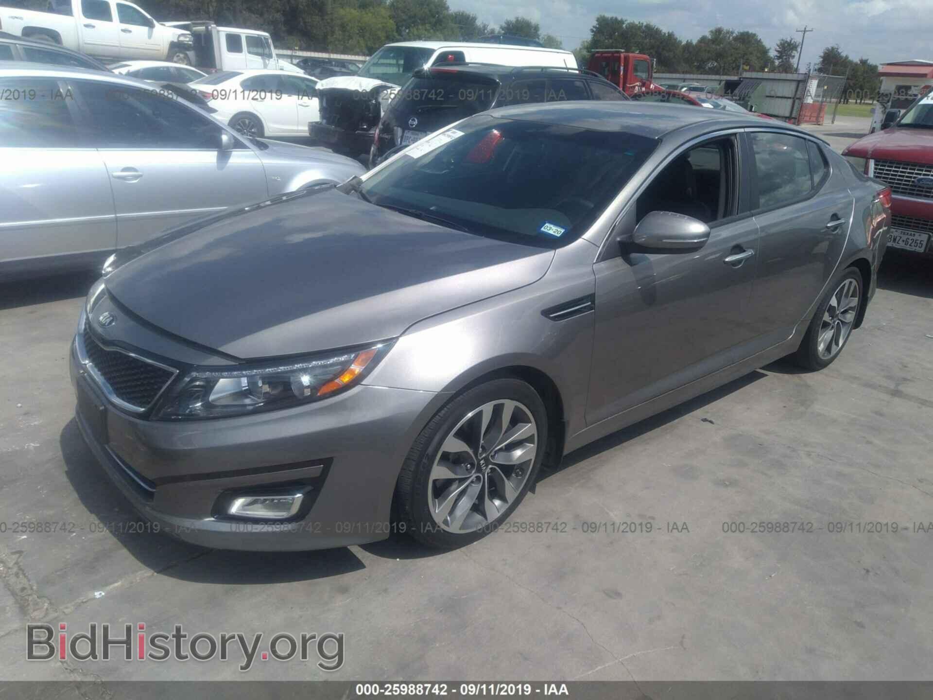 2015 KIA OPTIMA - VIN: 5XXGR4A76FG517012 - Фото 2