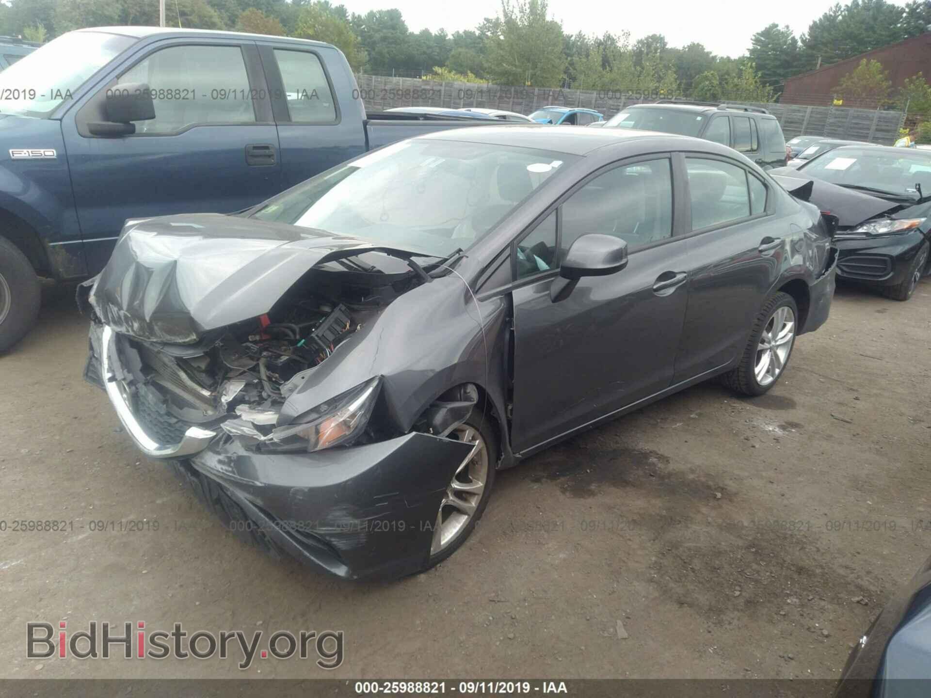 2013 HONDA CIVIC - VIN: 2HGFB2F50DH594840 - Фото 2