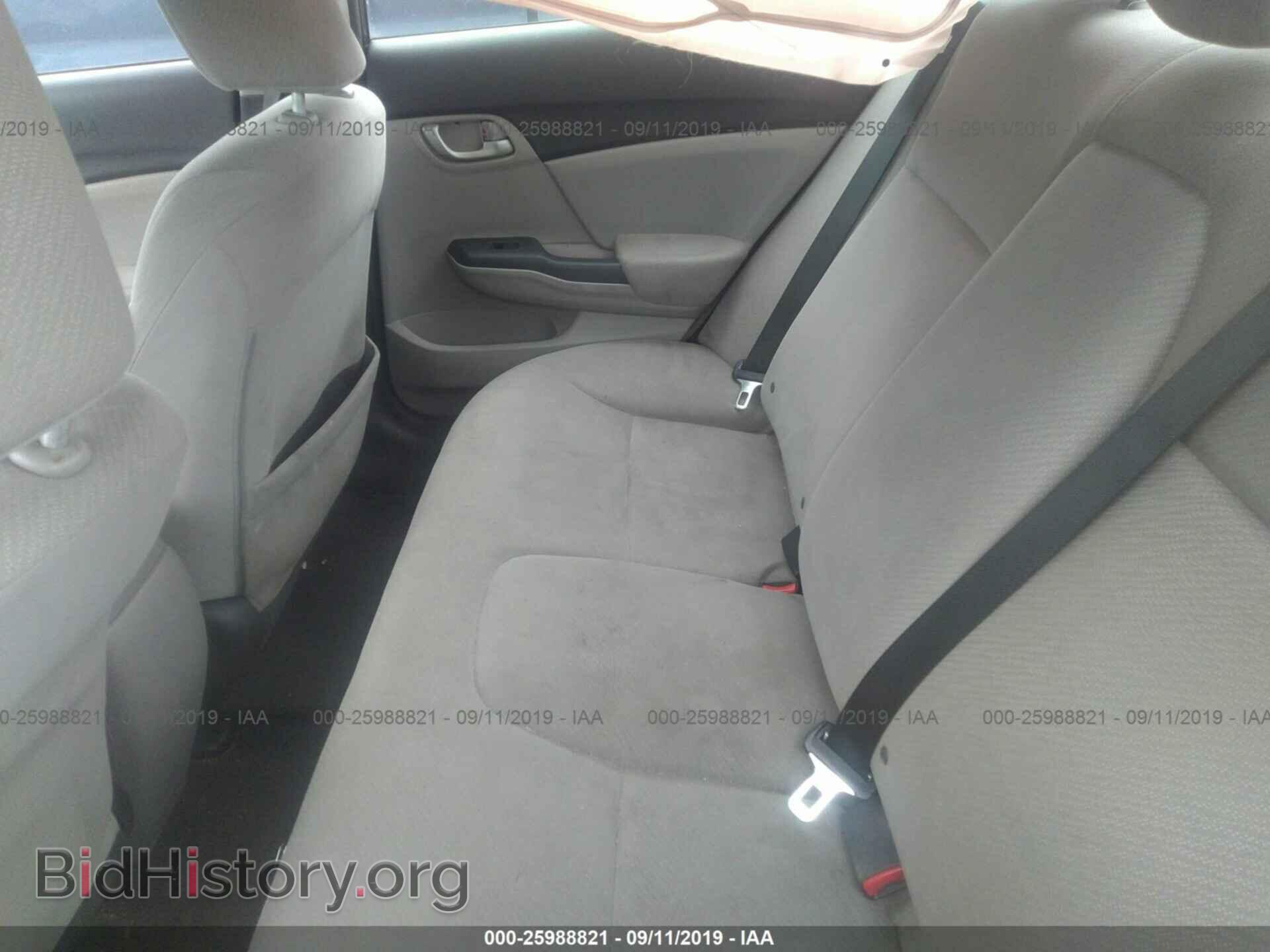 2013 HONDA CIVIC - VIN: 2HGFB2F50DH594840 - Фото 8