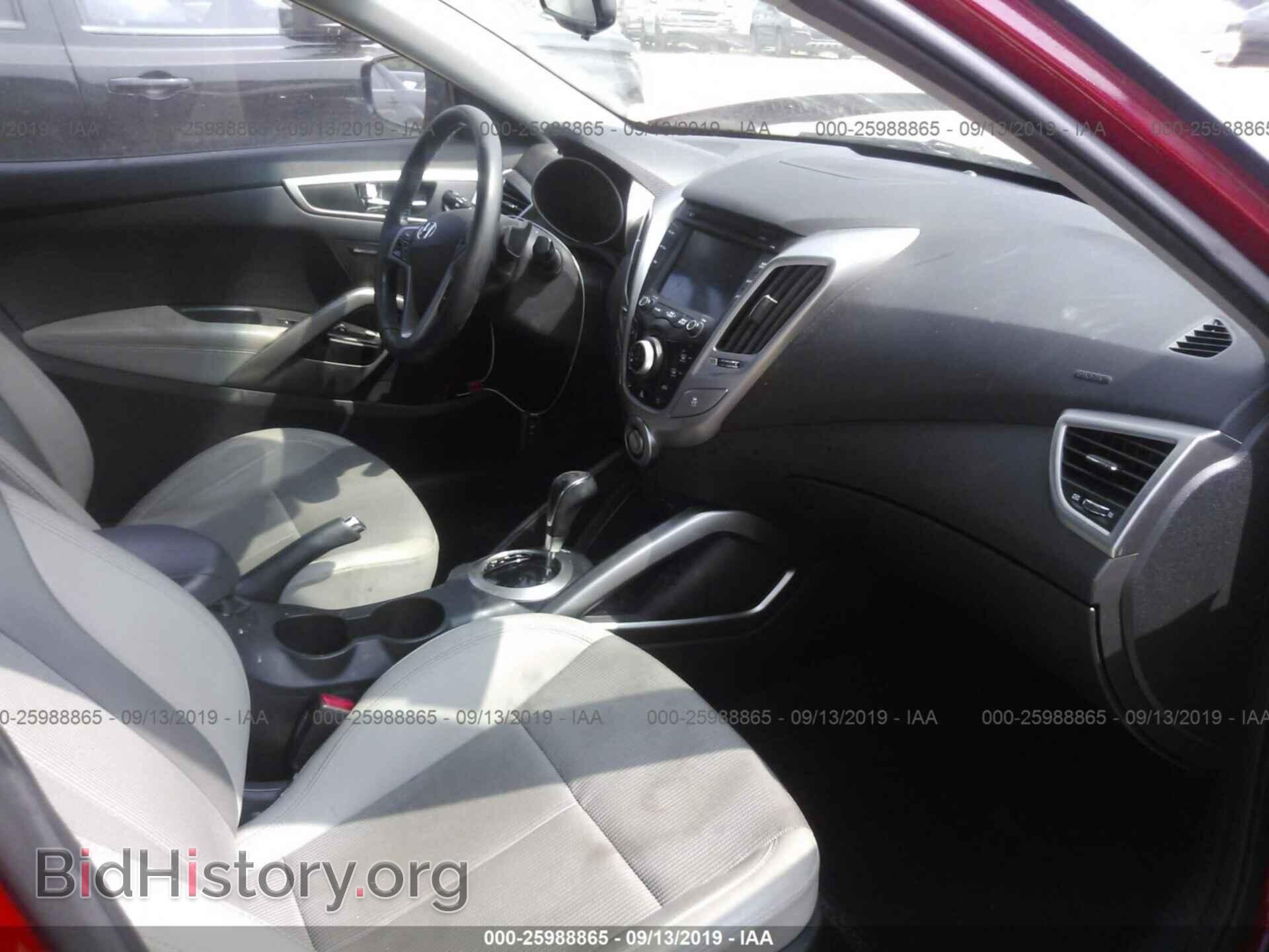 2013 HYUNDAI VELOSTER - VIN: KMHTC6AD2DU121941 - Фото 5