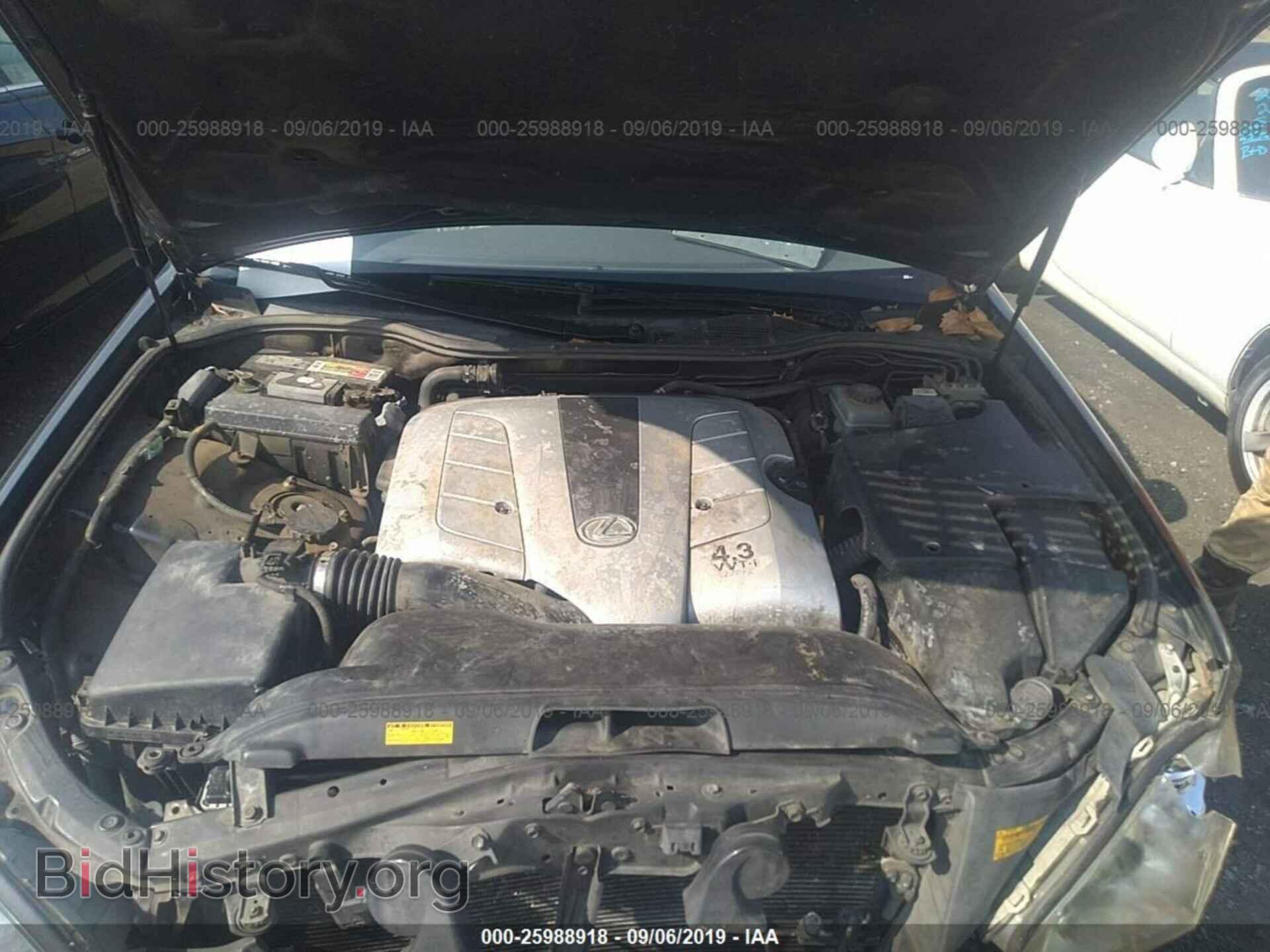 2004 LEXUS LS - VIN: JTHBN36F240127389 - Фото 10