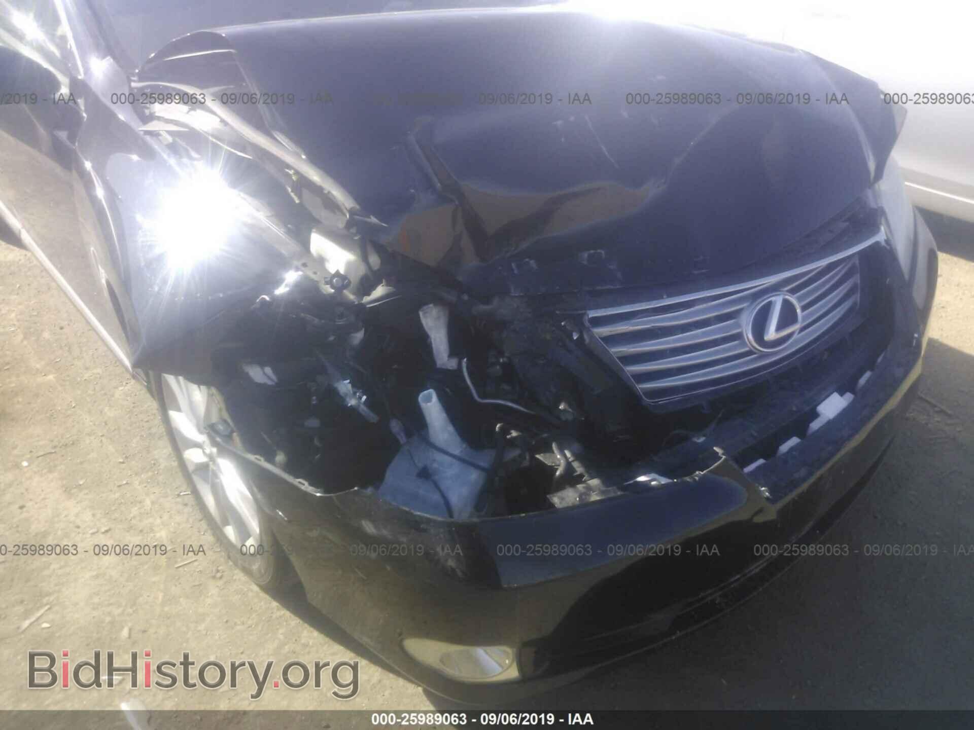 2012 LEXUS ES - VIN: JTHBK1EG5C2485614 - Фото 6