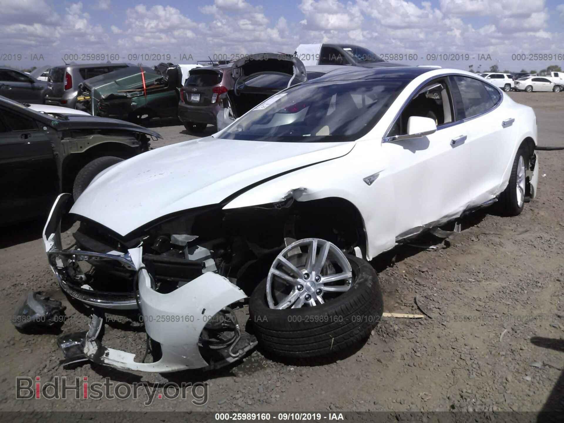 2012 TESLA MODEL S - VIN: 5YJSA1CN9CFP01516 - Photo 2