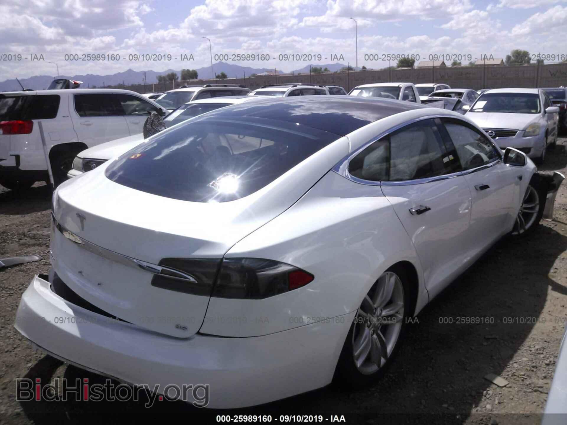 2012 TESLA MODEL S - VIN: 5YJSA1CN9CFP01516 - Photo 4