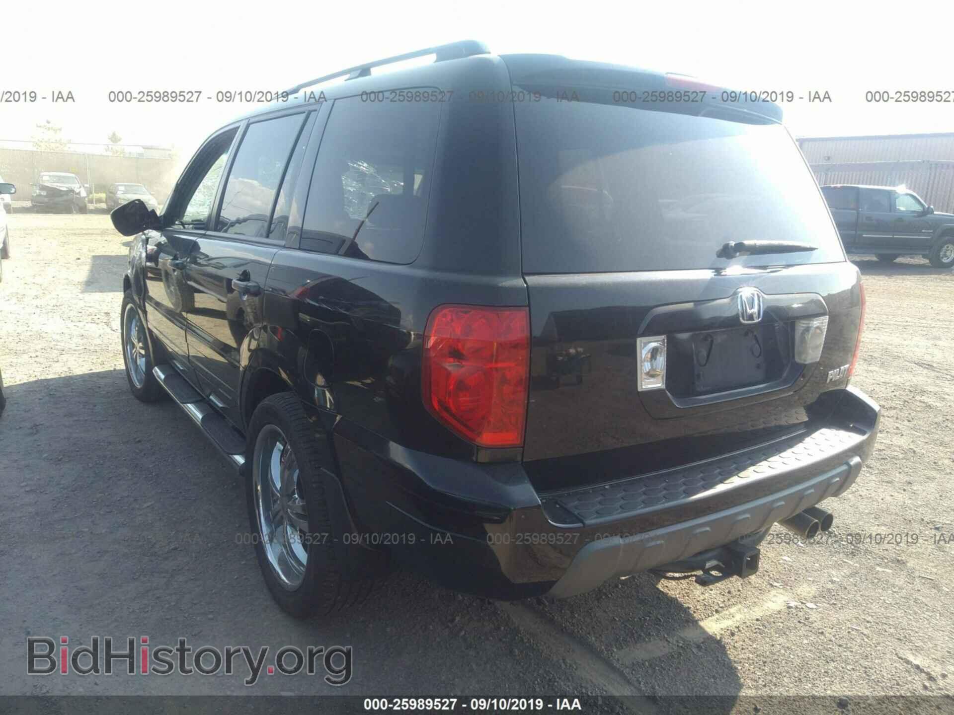 2005 HONDA PILOT - VIN: 2HKYF18755H536445 - Фото 3