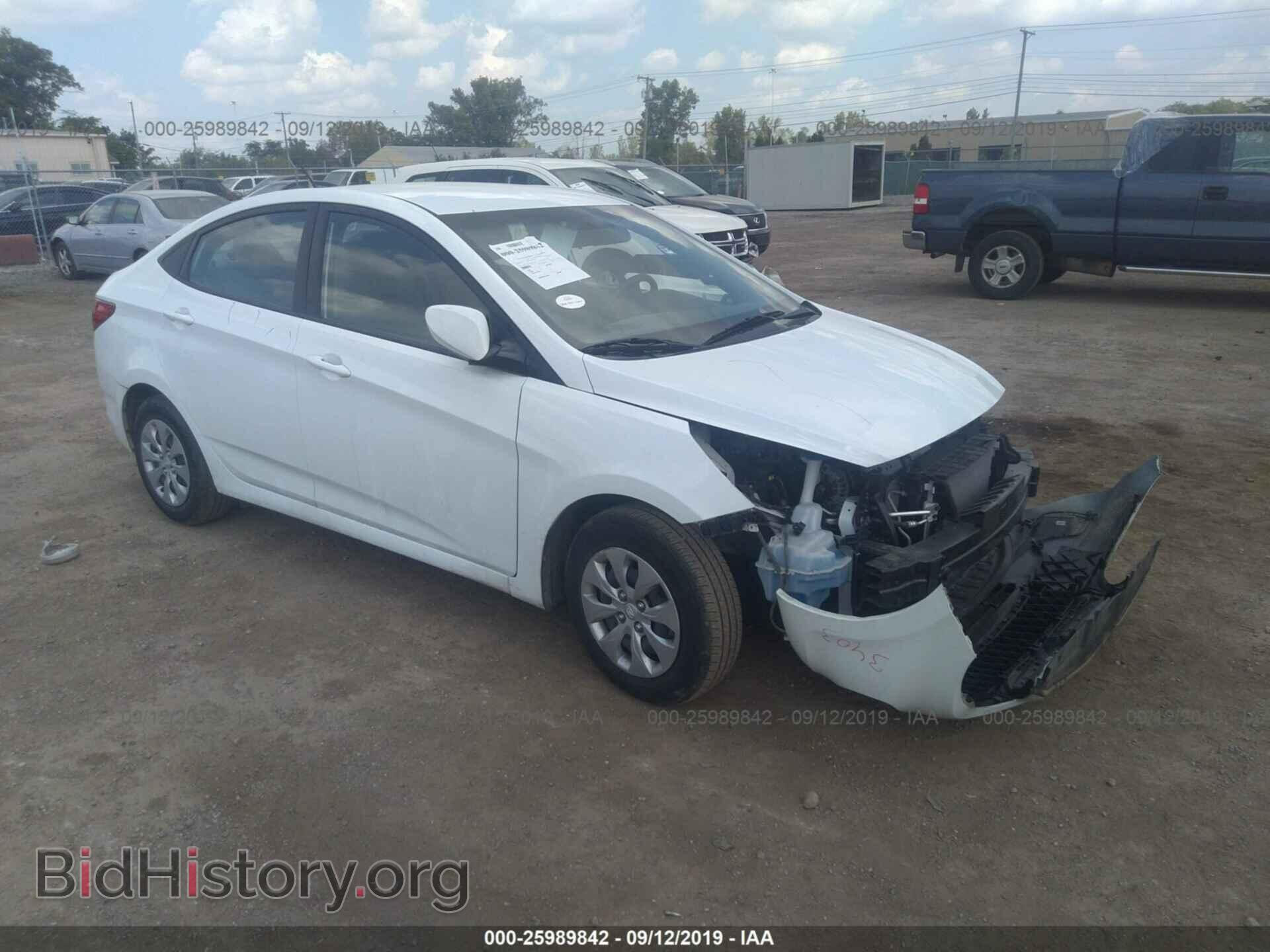 Фотография KMHCT4AE7GU135478 - HYUNDAI ACCENT 2016