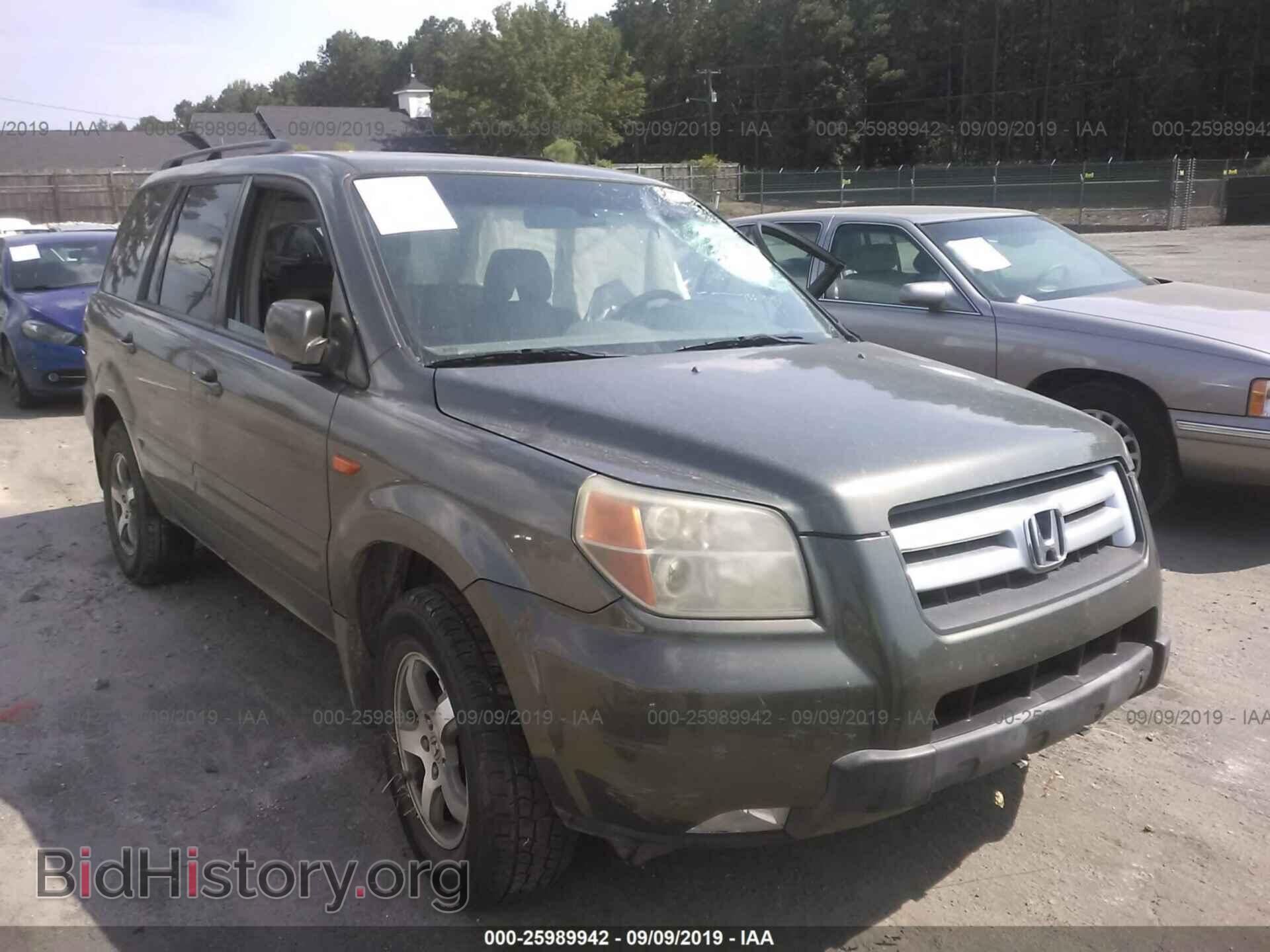 Фотография 5FNYF18646B021380 - HONDA PILOT 2006