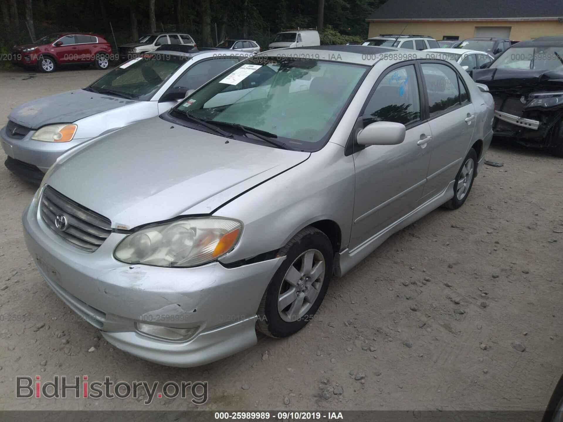 2003 TOYOTA COROLLA - VIN: 2T1BR32E93C092860 - Photo 2
