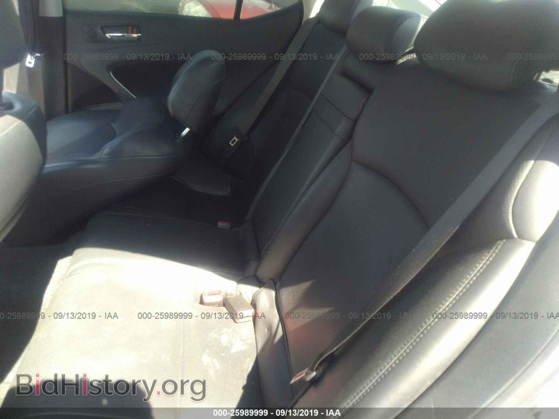2008 LEXUS IS - VIN: JTHBK262X85068701 - Фото 8