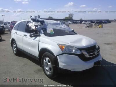 2011 Honda CR-V LX, белый — VIN JHLRE3H39BC010832, IAAI