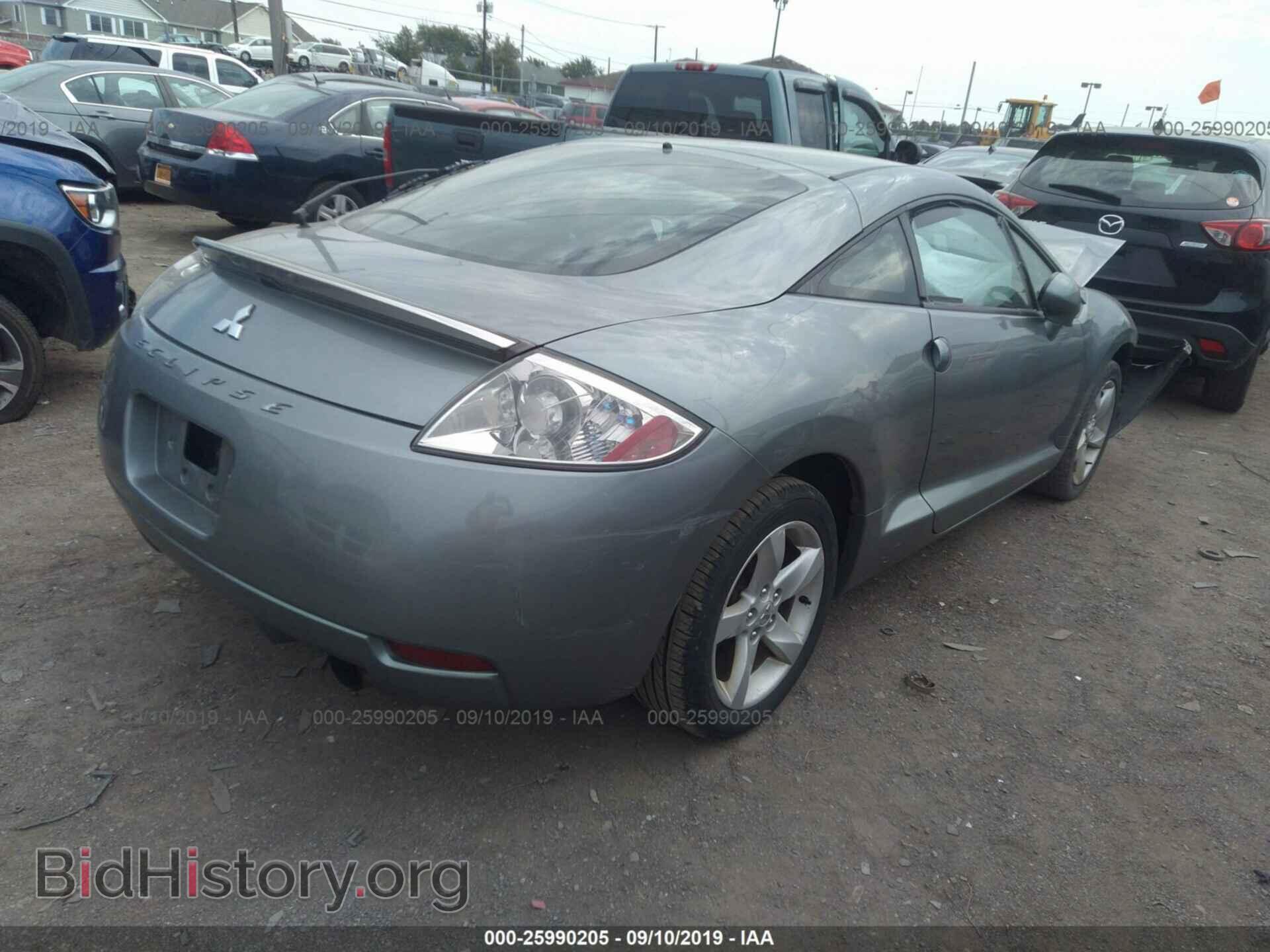 2007 MITSUBISHI ECLIPSE - VIN: 4A3AK24F67E004024 - Фото 4