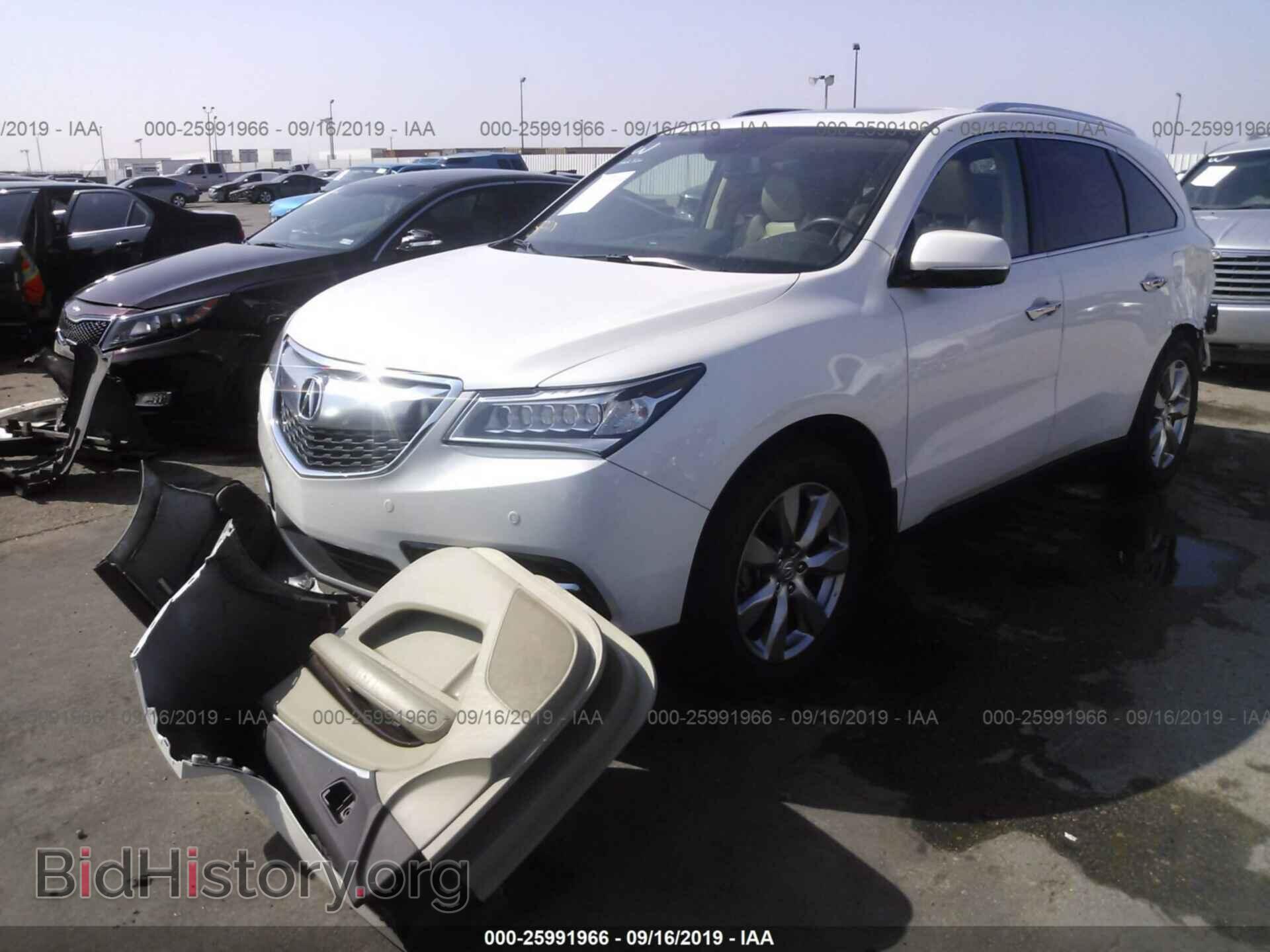 2014 ACURA MDX - VIN: 5FRYD3H89EB001030 - Фото 2