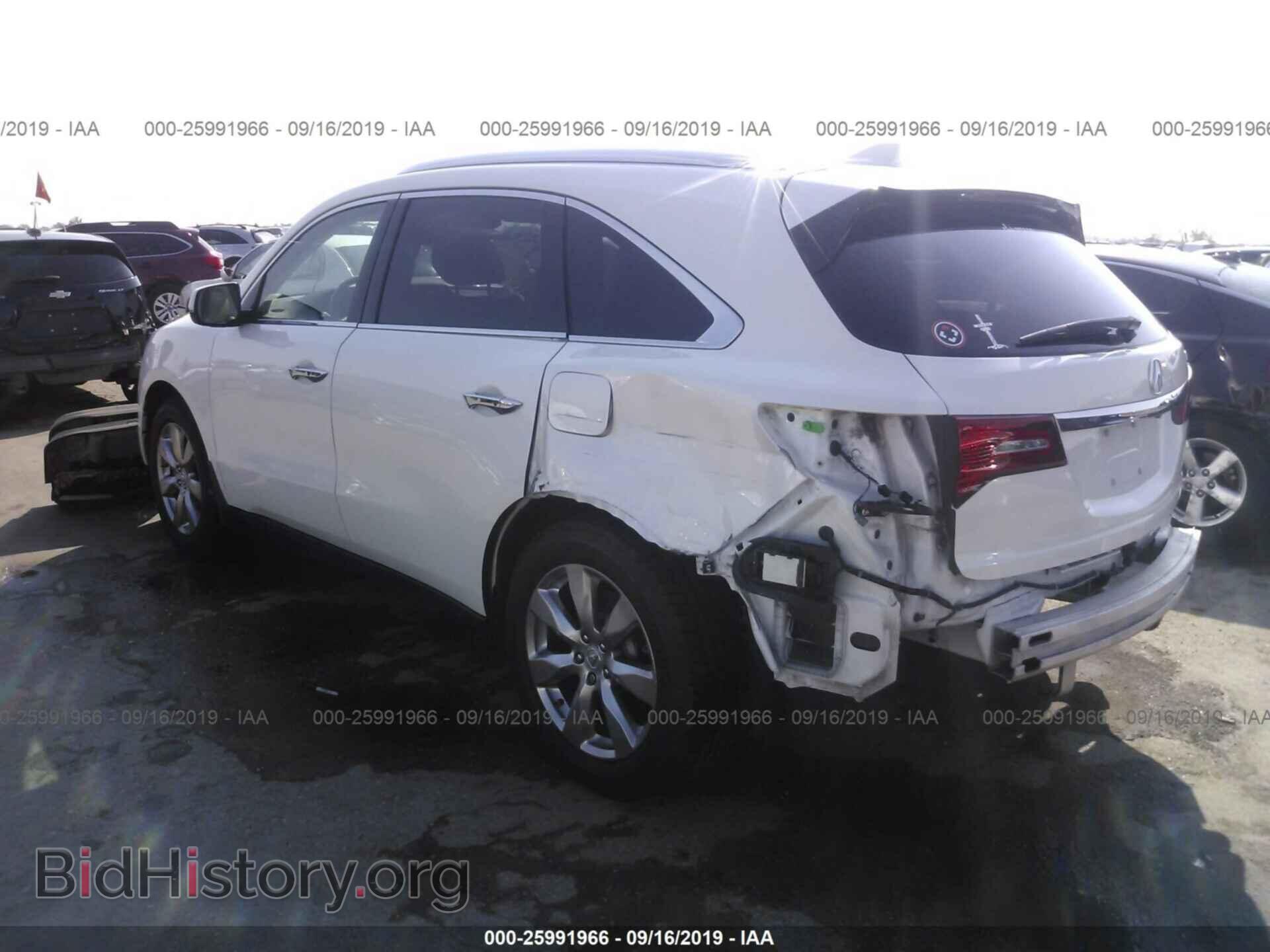 2014 ACURA MDX - VIN: 5FRYD3H89EB001030 - Фото 3