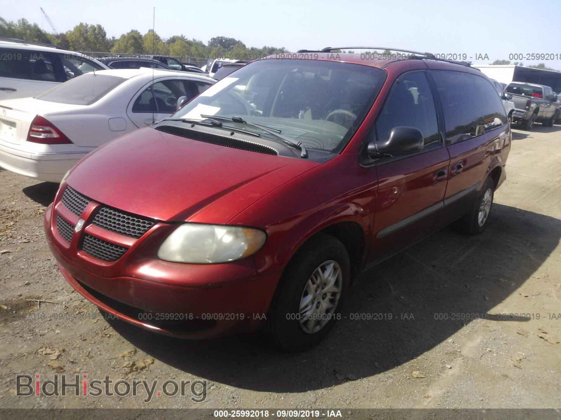 2002 DODGE GRAND CARAVAN - VIN: 1B8GP34302B606627 - Фото 2