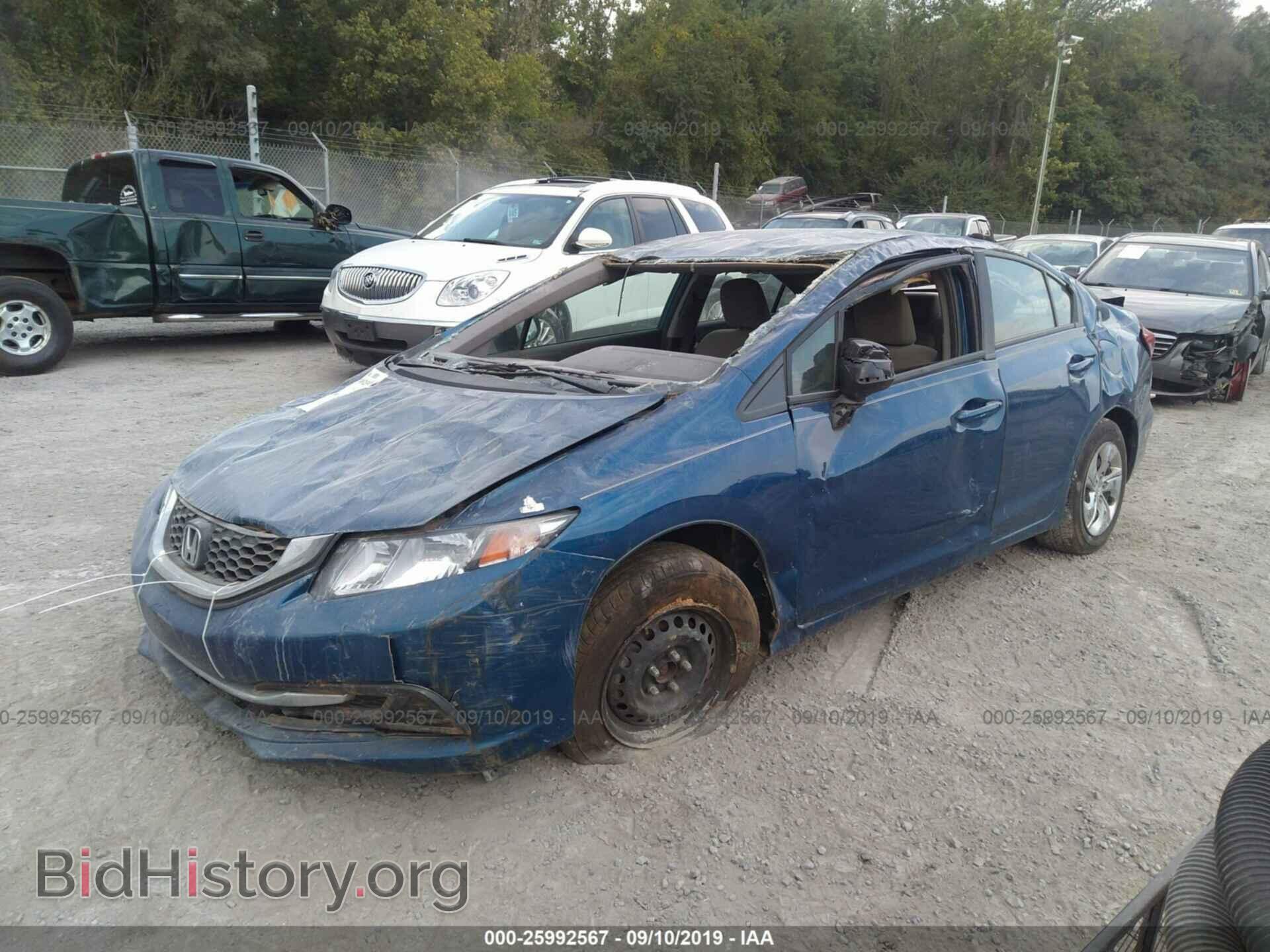 2013 HONDA CIVIC - VIN: 19XFB2F51DE236446 - Фото 2