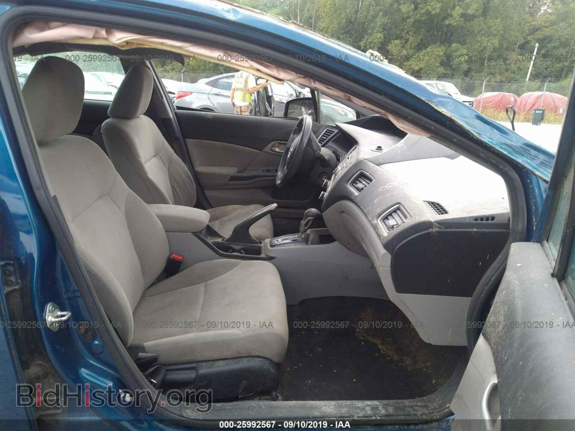 2013 HONDA CIVIC - VIN: 19XFB2F51DE236446 - Фото 5