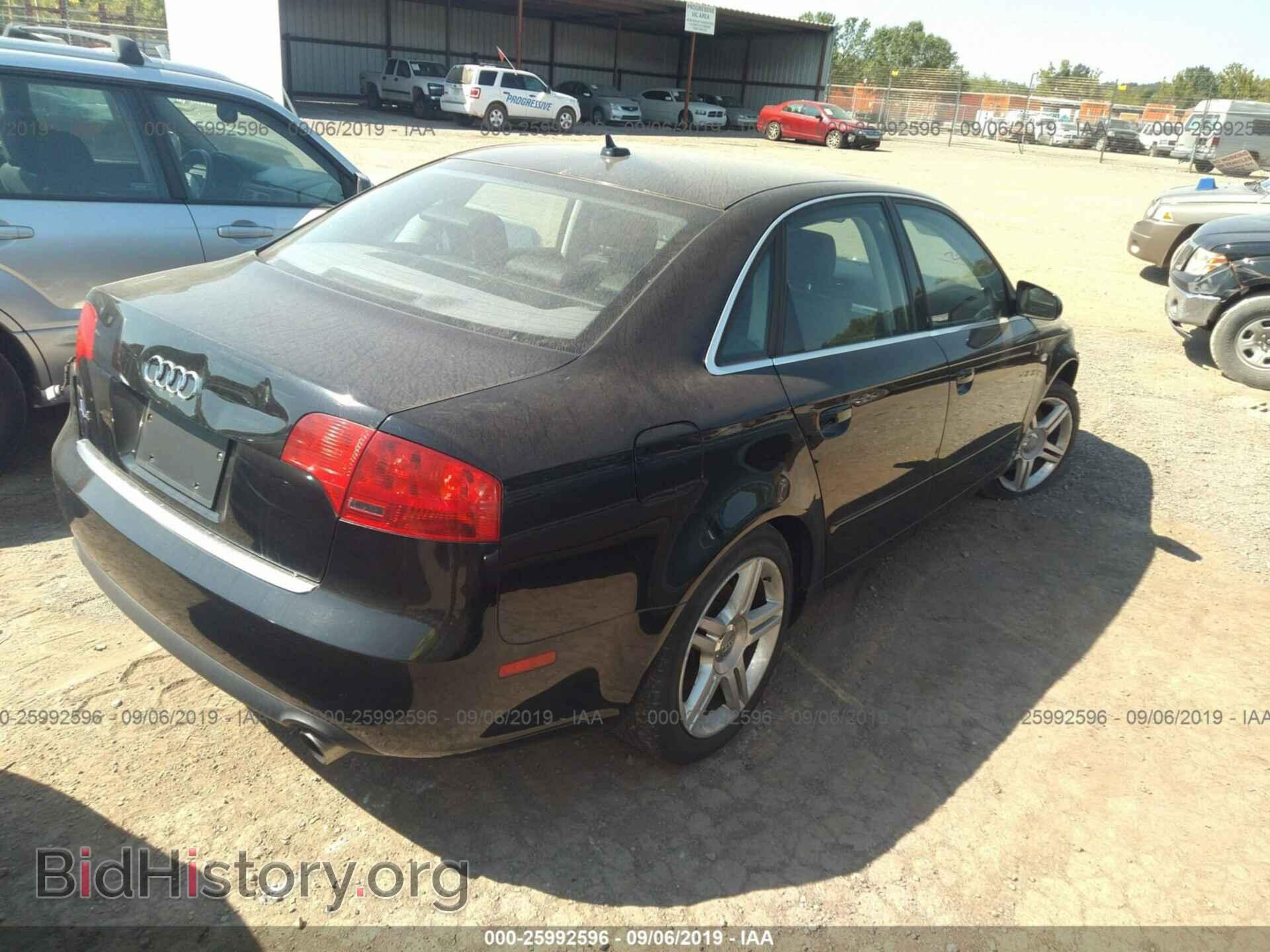 2007 AUDI A4 - VIN: WAUDF78E17A040596 - Фото 4