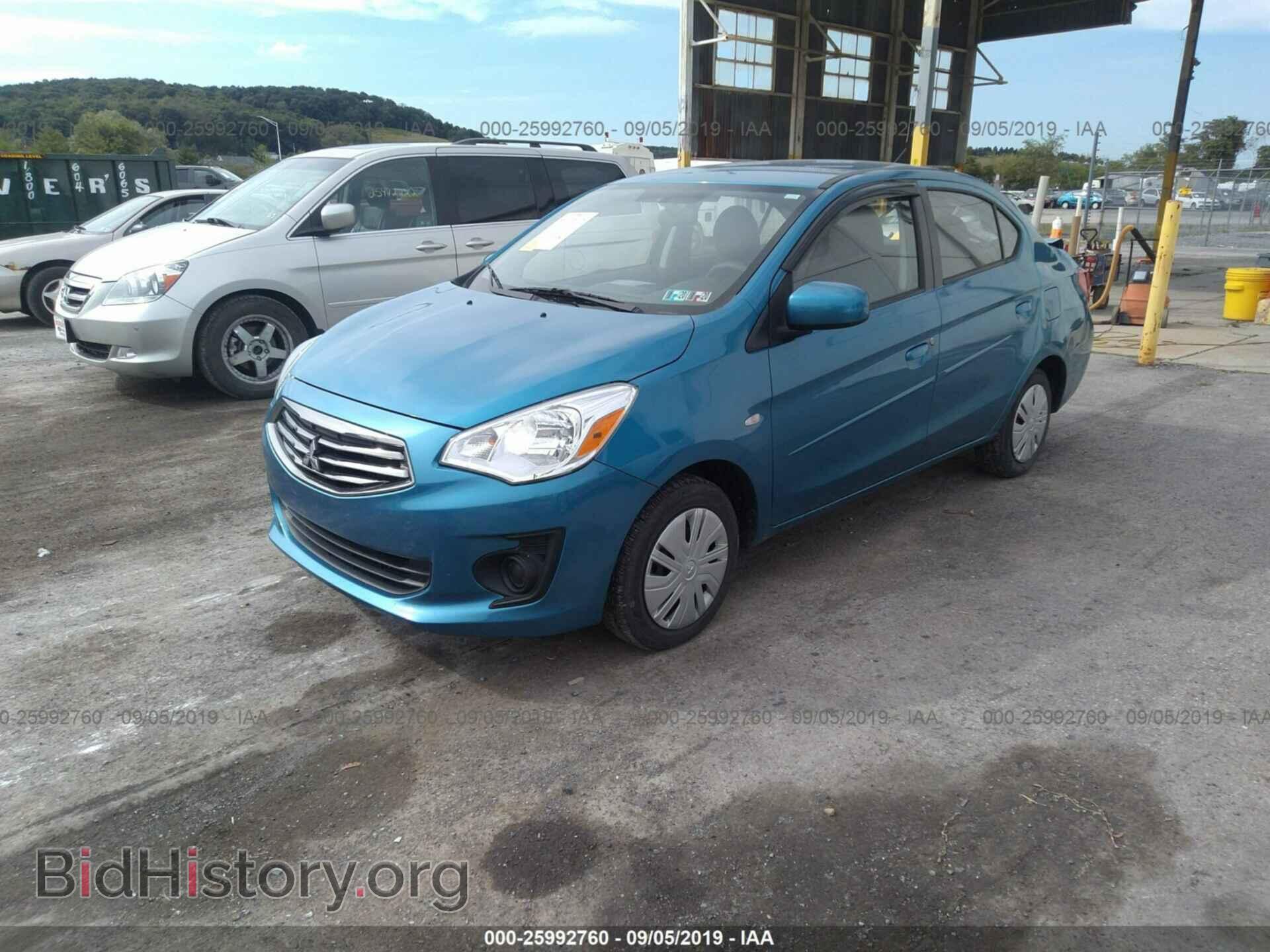 2017 MITSUBISHI MIRAGE - VIN: ML32F3FJ0HHF10893 - Фото 2