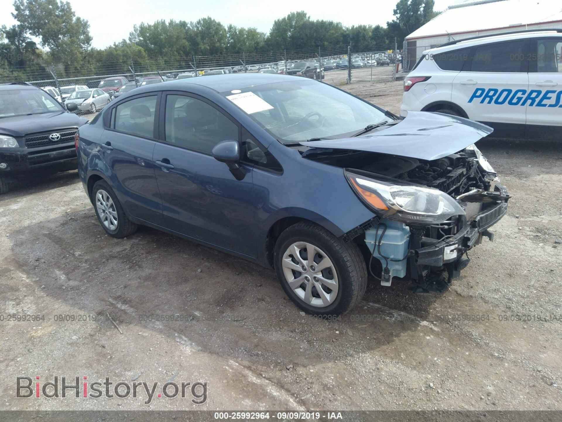 Фотография KNADM4A39G6668356 - KIA RIO 2016