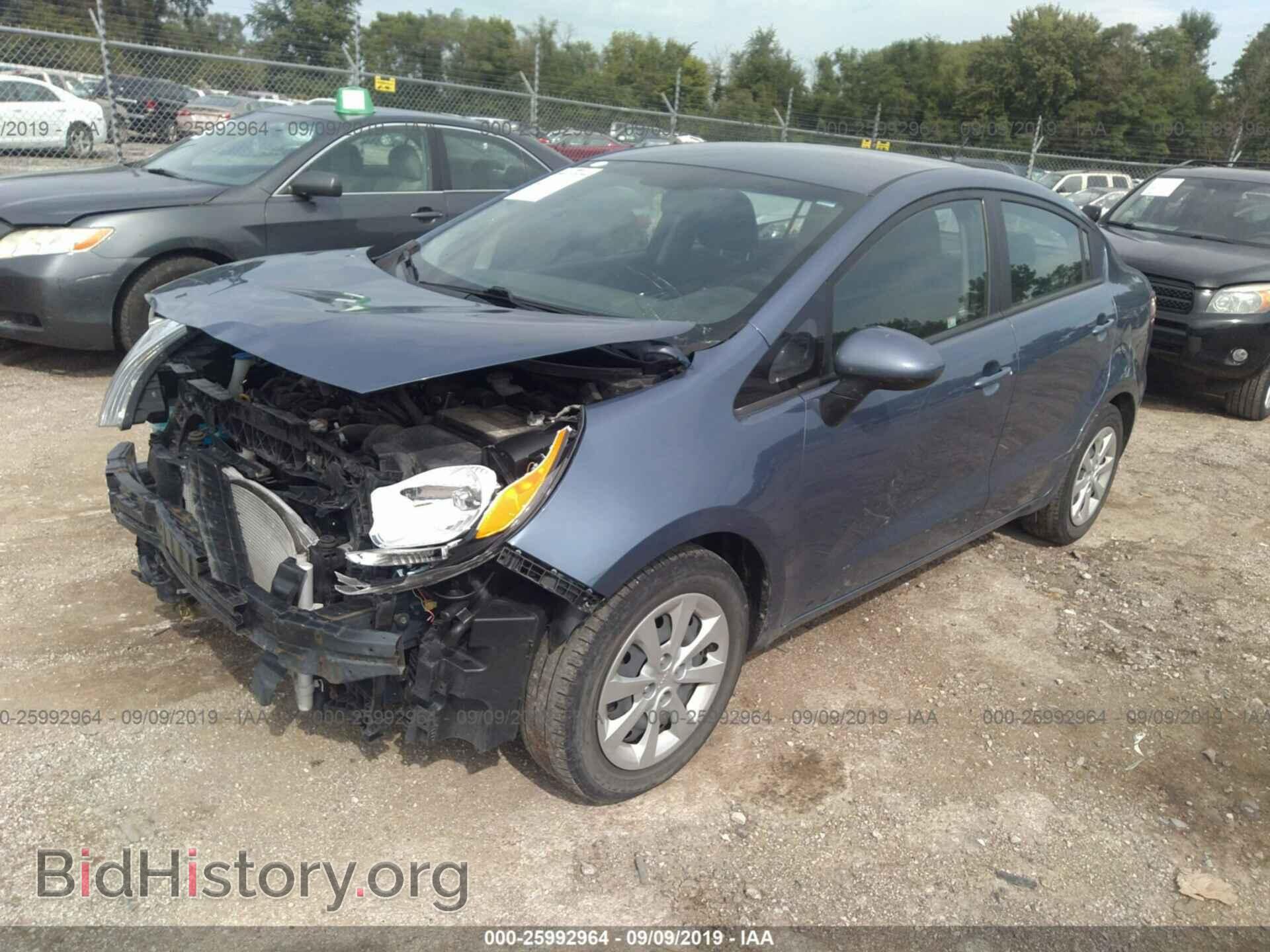 2016 KIA RIO - VIN: KNADM4A39G6668356 - Фото 2
