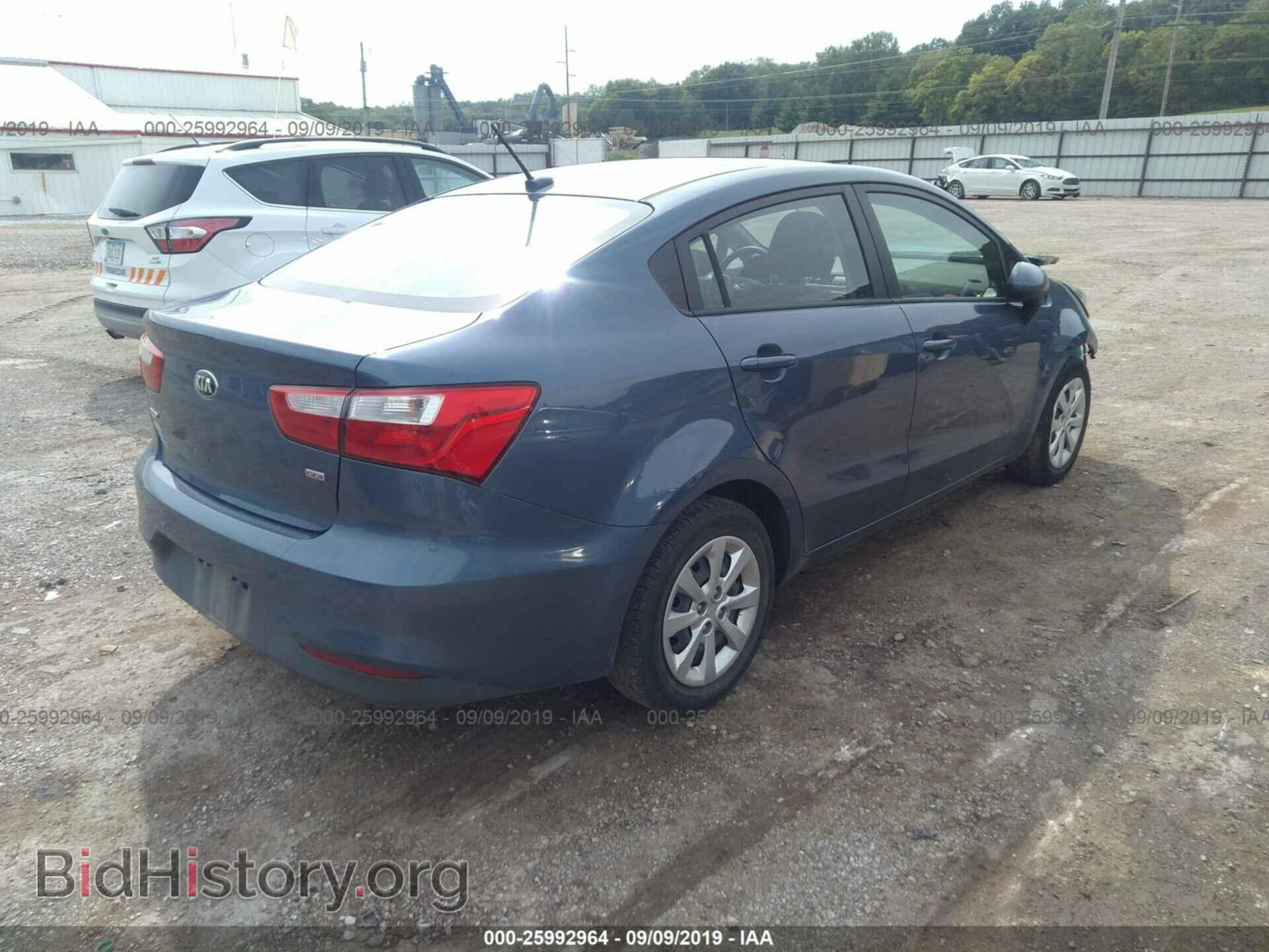 2016 KIA RIO - VIN: KNADM4A39G6668356 - Фото 4
