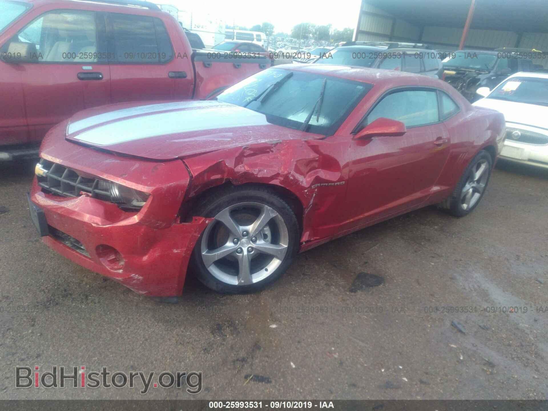 2013 CHEVROLET CAMARO - VIN: 2G1FC1E35D9240076 - Фото 2