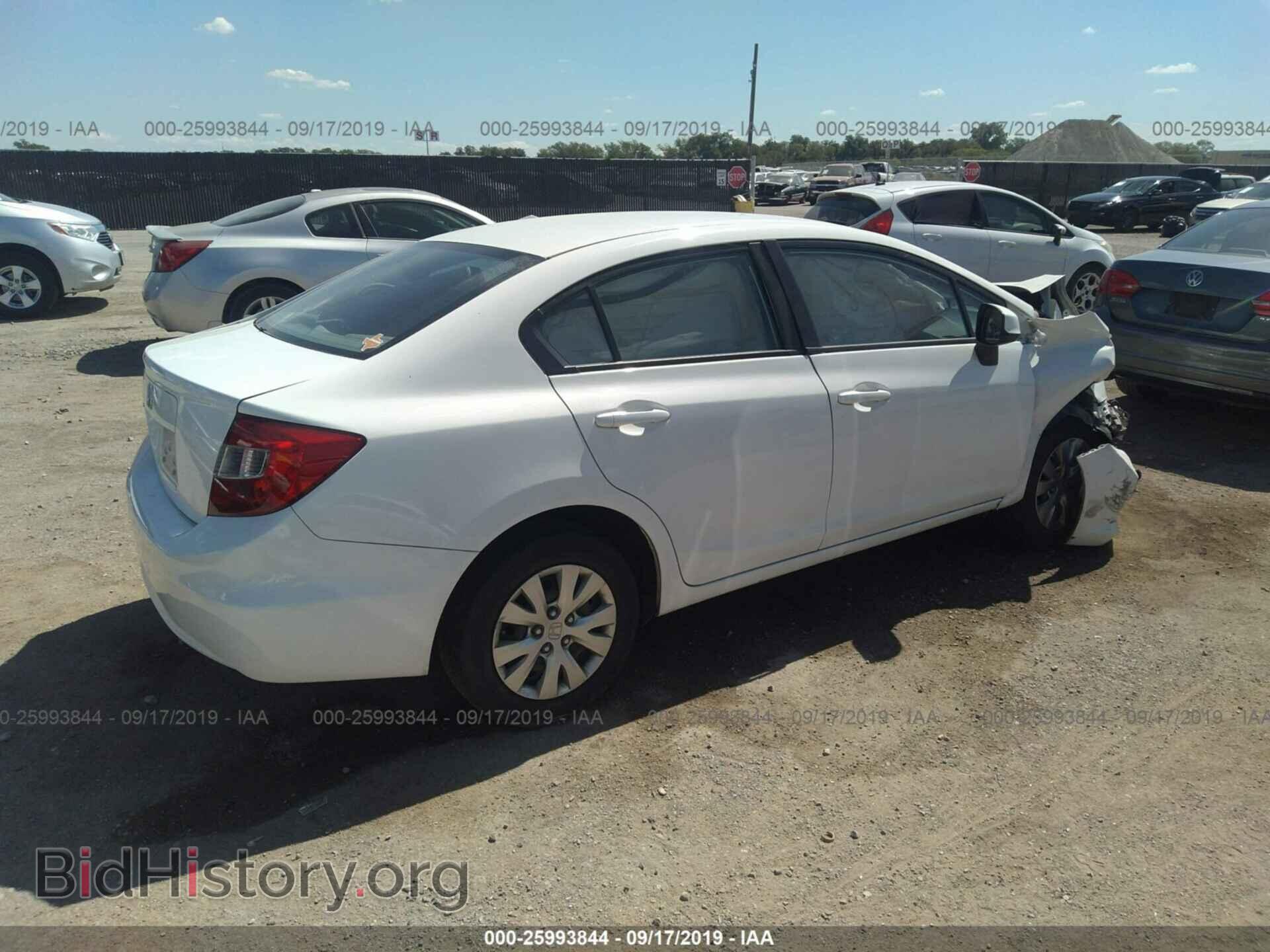 2012 HONDA CIVIC - VIN: 2HGFB2F55CH522482 - Фото 4