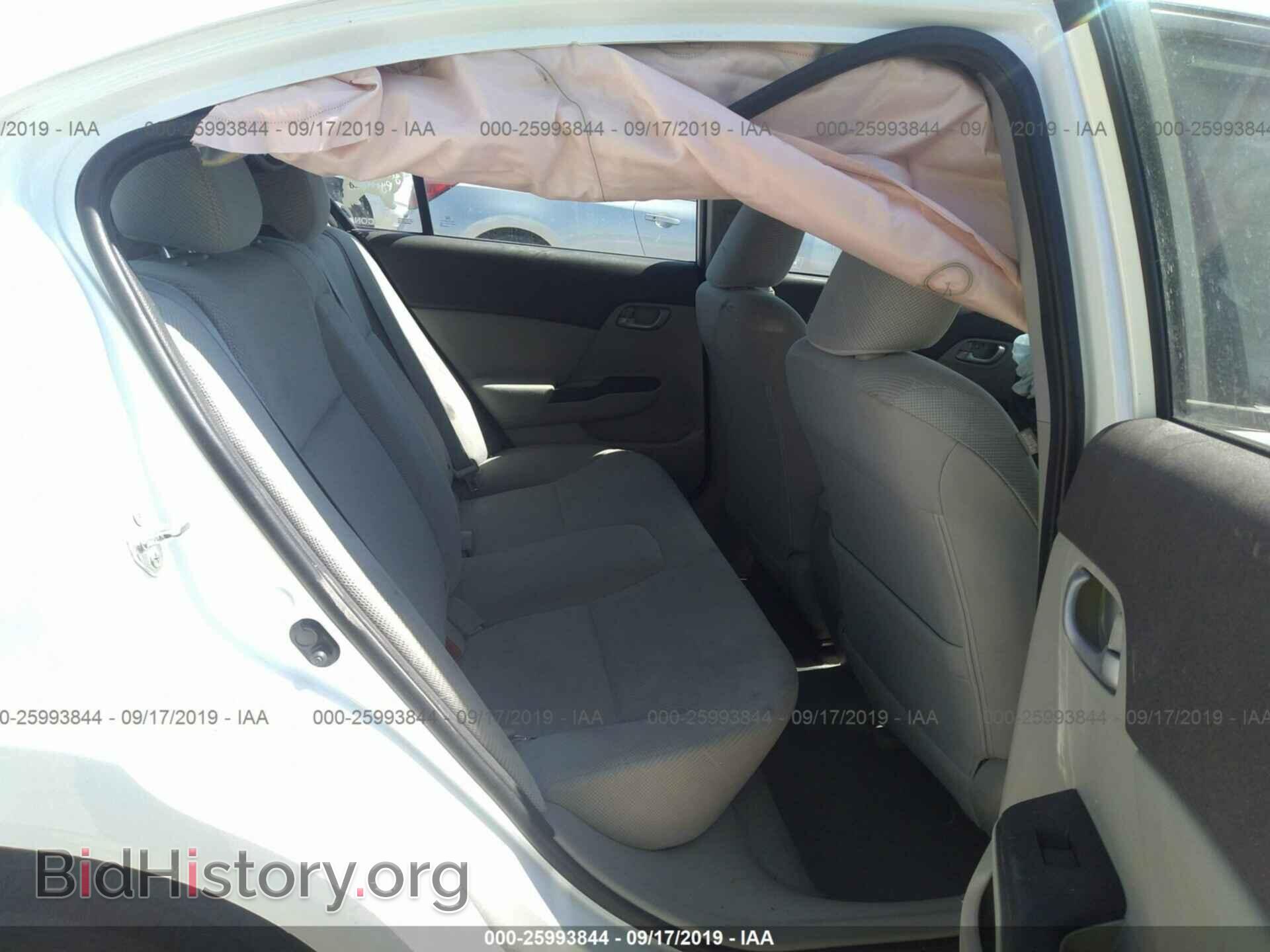 2012 HONDA CIVIC - VIN: 2HGFB2F55CH522482 - Фото 8