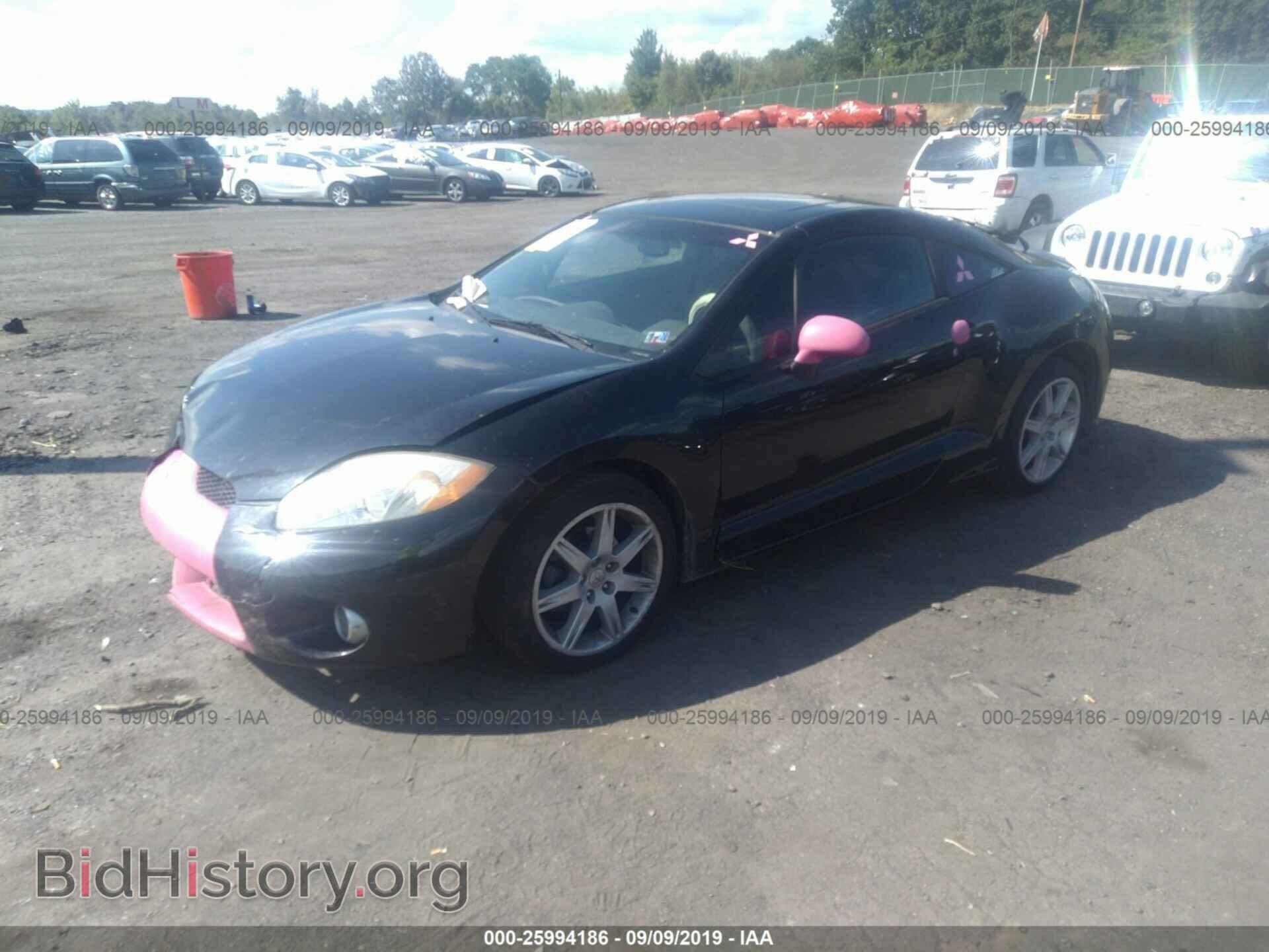2007 MITSUBISHI ECLIPSE - VIN: 4A3AK34T27E001567 - Фото 2