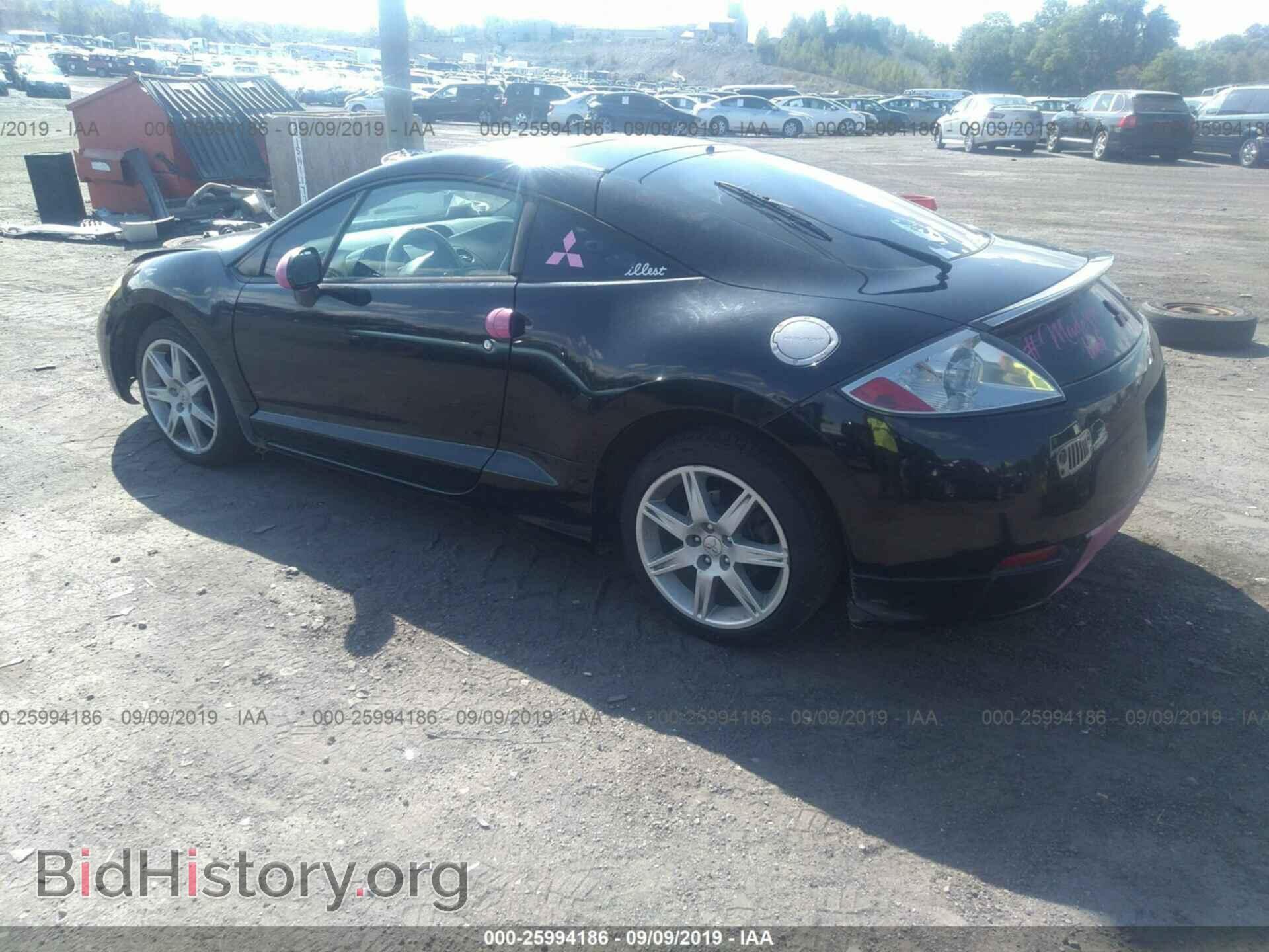 2007 MITSUBISHI ECLIPSE - VIN: 4A3AK34T27E001567 - Фото 3