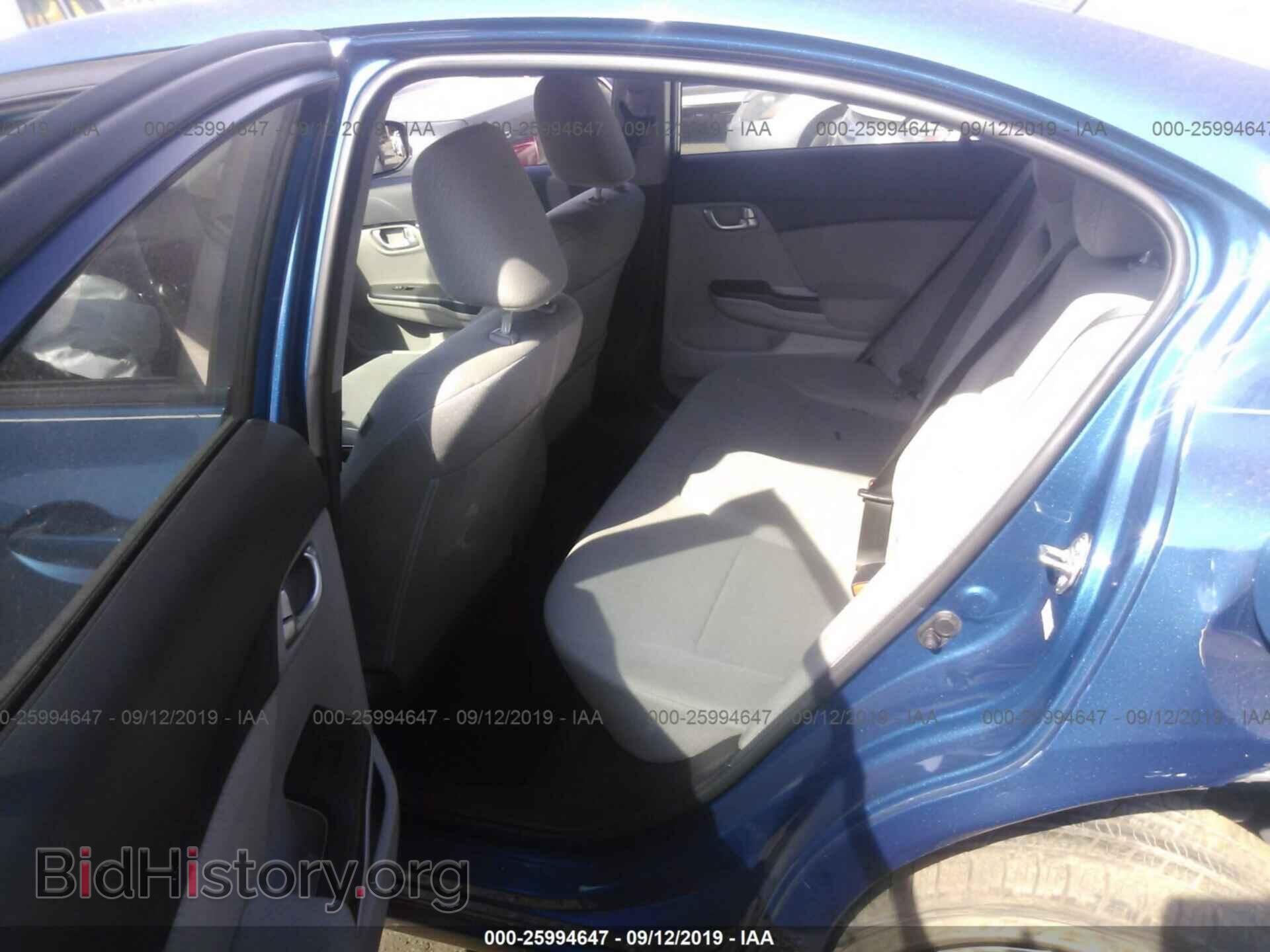 2013 HONDA CIVIC - VIN: 19XFB2F86DE272742 - Фото 8