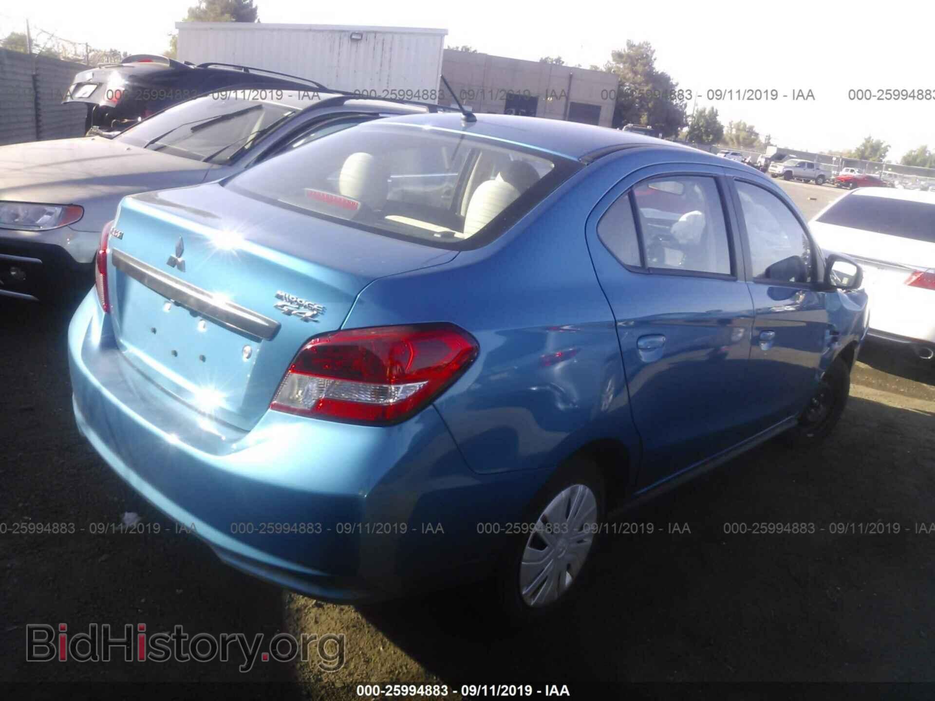 2019 MITSUBISHI MIRAGE - VIN: ML32F3FJ9KHF16439 - Фото 4