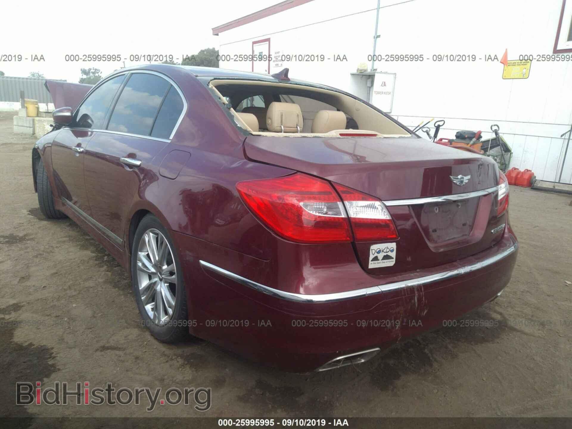 2012 HYUNDAI GENESIS - VIN: KMHGC4DF6CU183473 - Фото 3