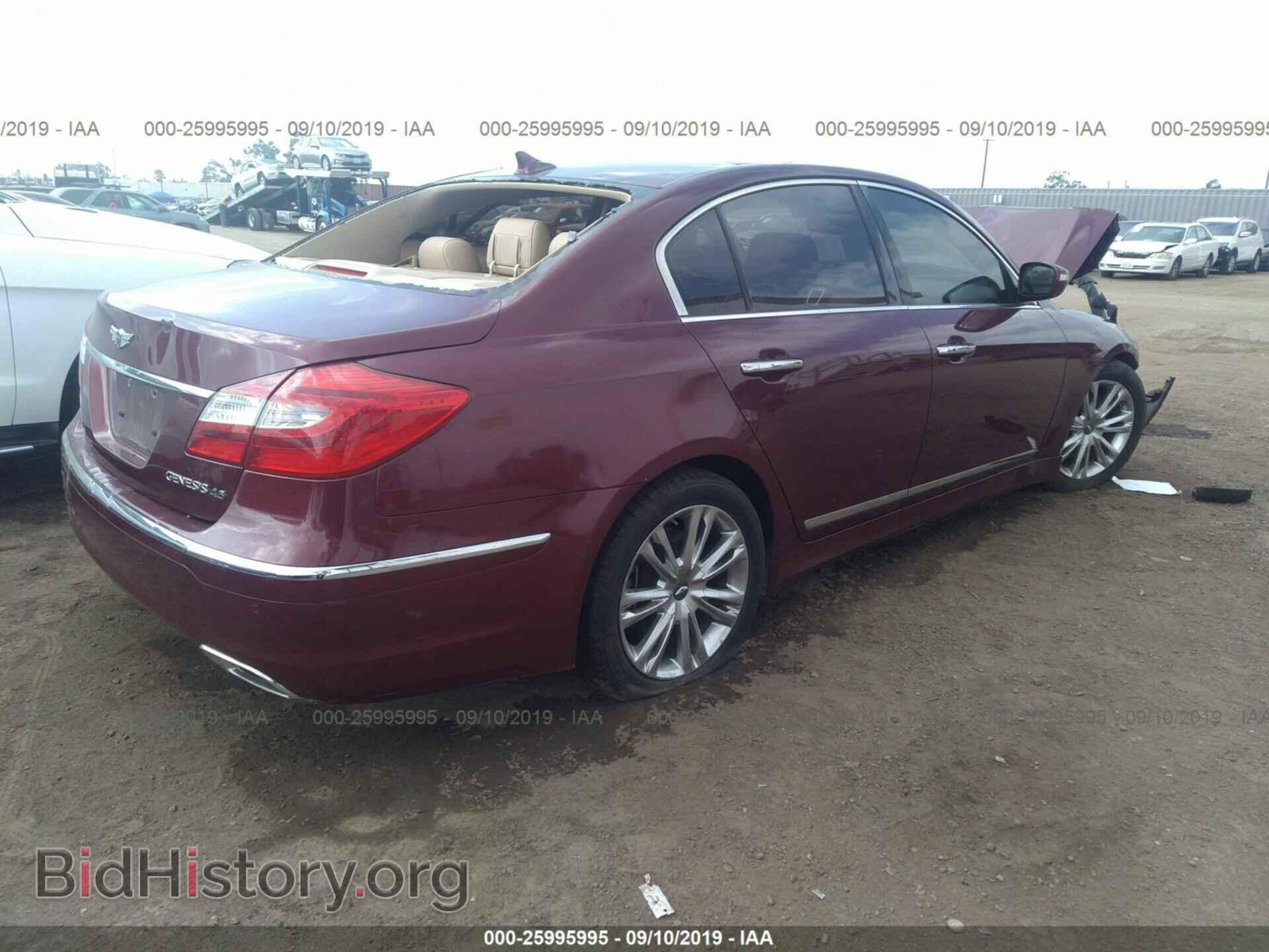2012 HYUNDAI GENESIS - VIN: KMHGC4DF6CU183473 - Фото 4