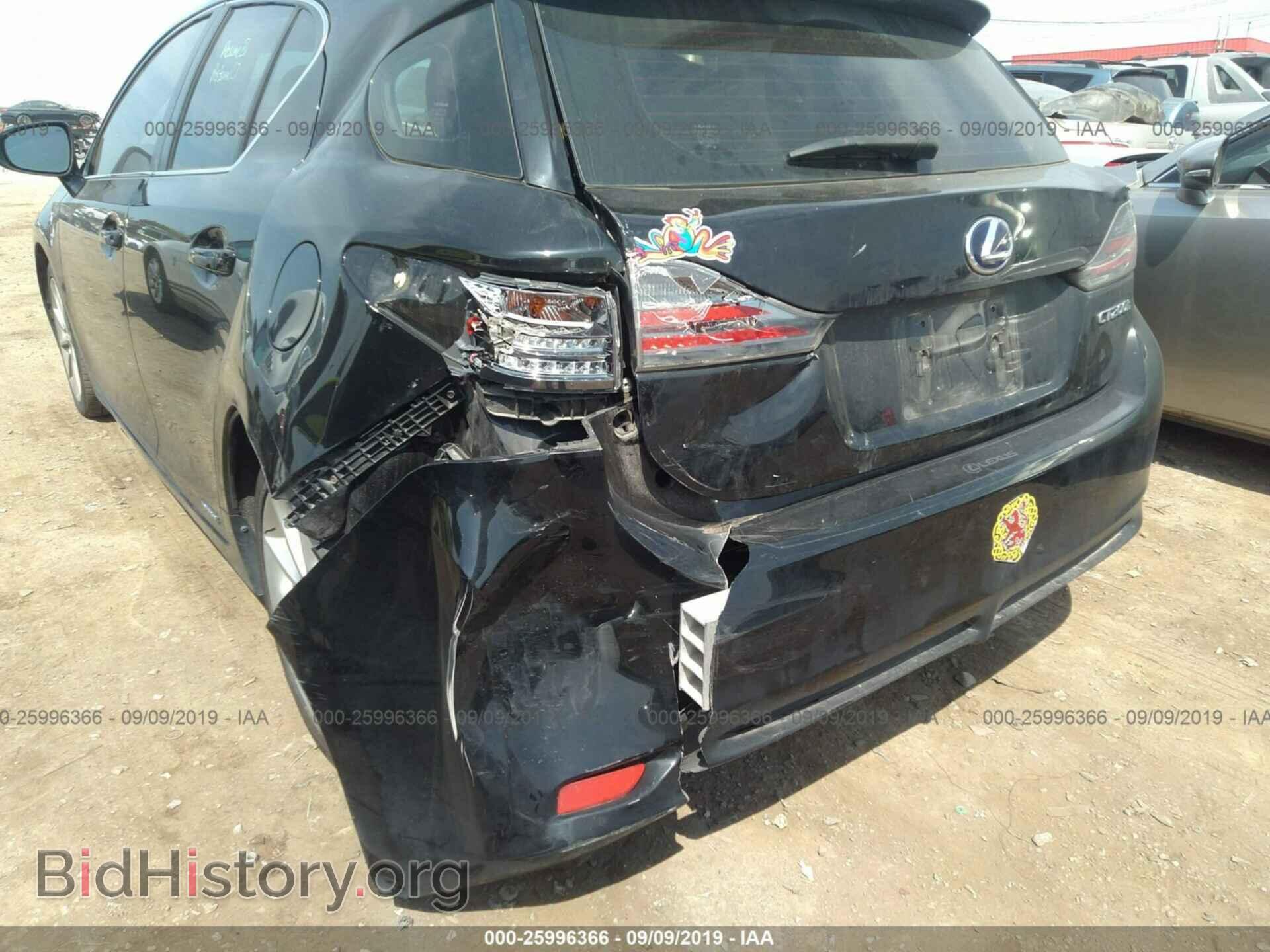 2011 LEXUS CT - VIN: JTHKD5BH2B2017188 - Фото 6