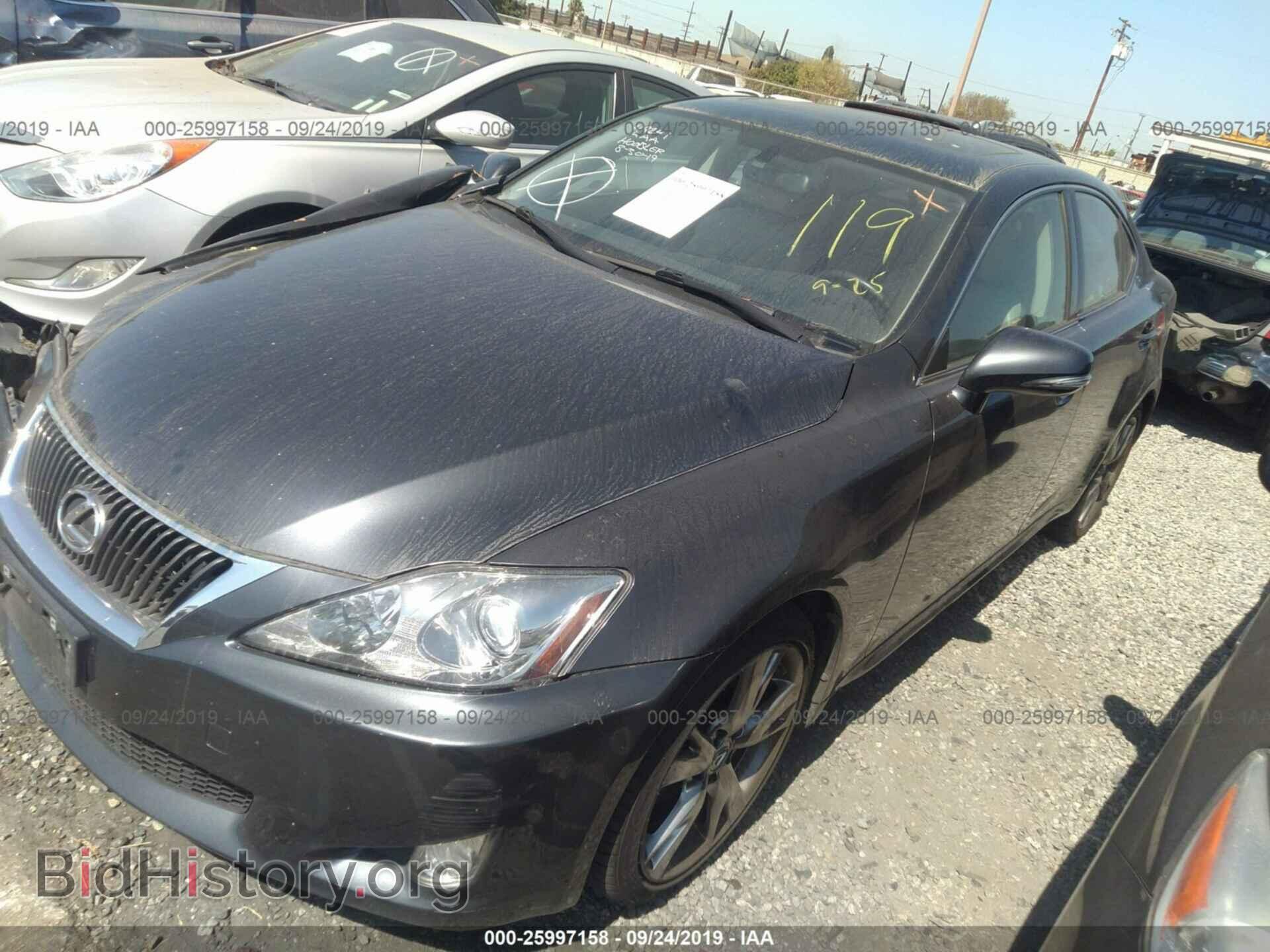 2009 LEXUS IS - VIN: JTHBK262X95102573 - Фото 2