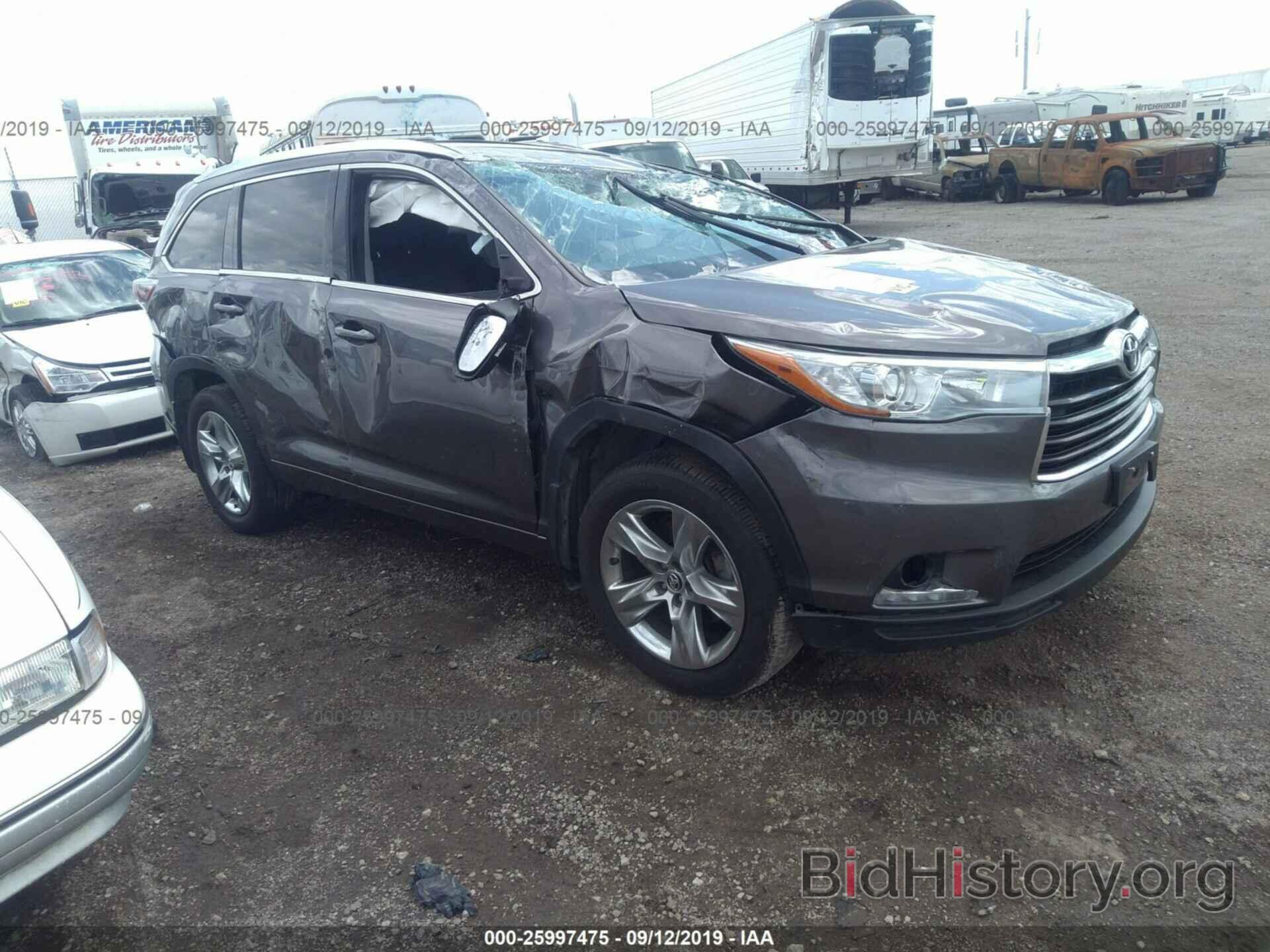 Photo 5TDDKRFH9GS246341 - TOYOTA HIGHLANDER 2016