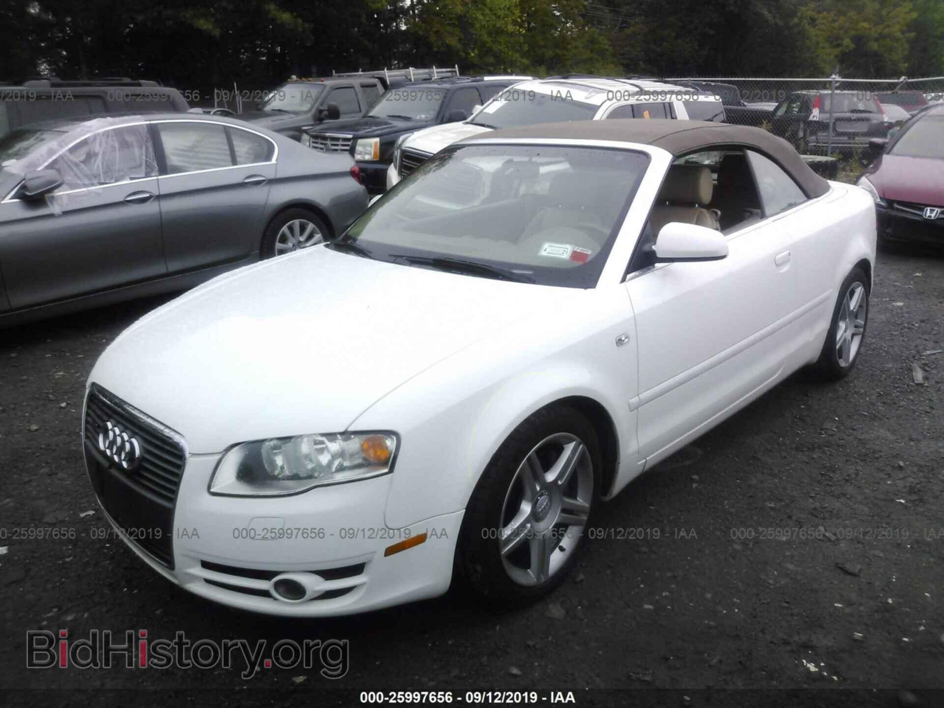 2007 AUDI A4 - VIN: WAUDF48H87K033096 - Фото 2