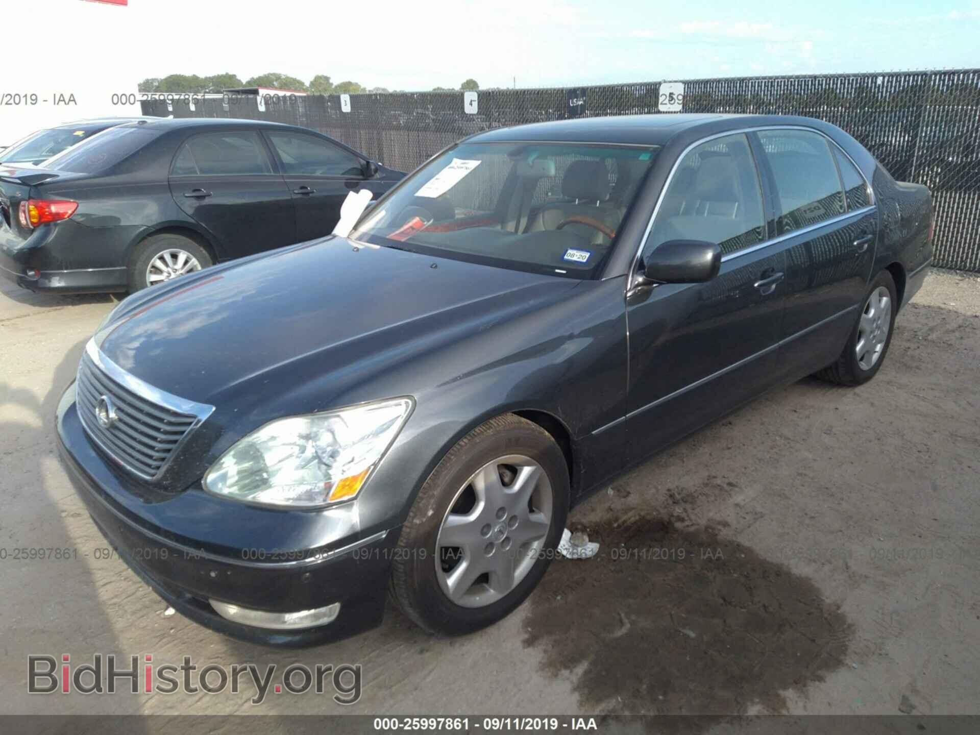 2004 LEXUS LS - VIN: JTHBN36F140162036 - Фото 2