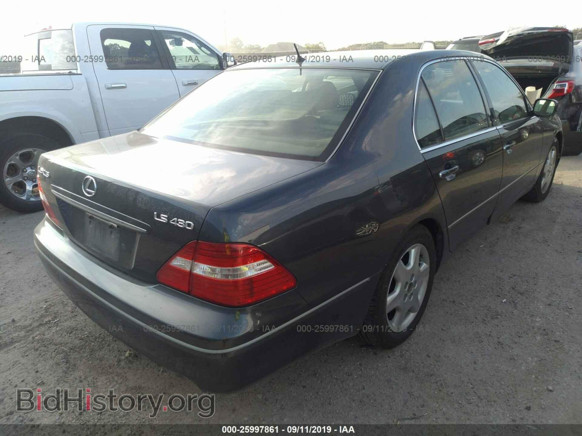 2004 LEXUS LS - VIN: JTHBN36F140162036 - Фото 4